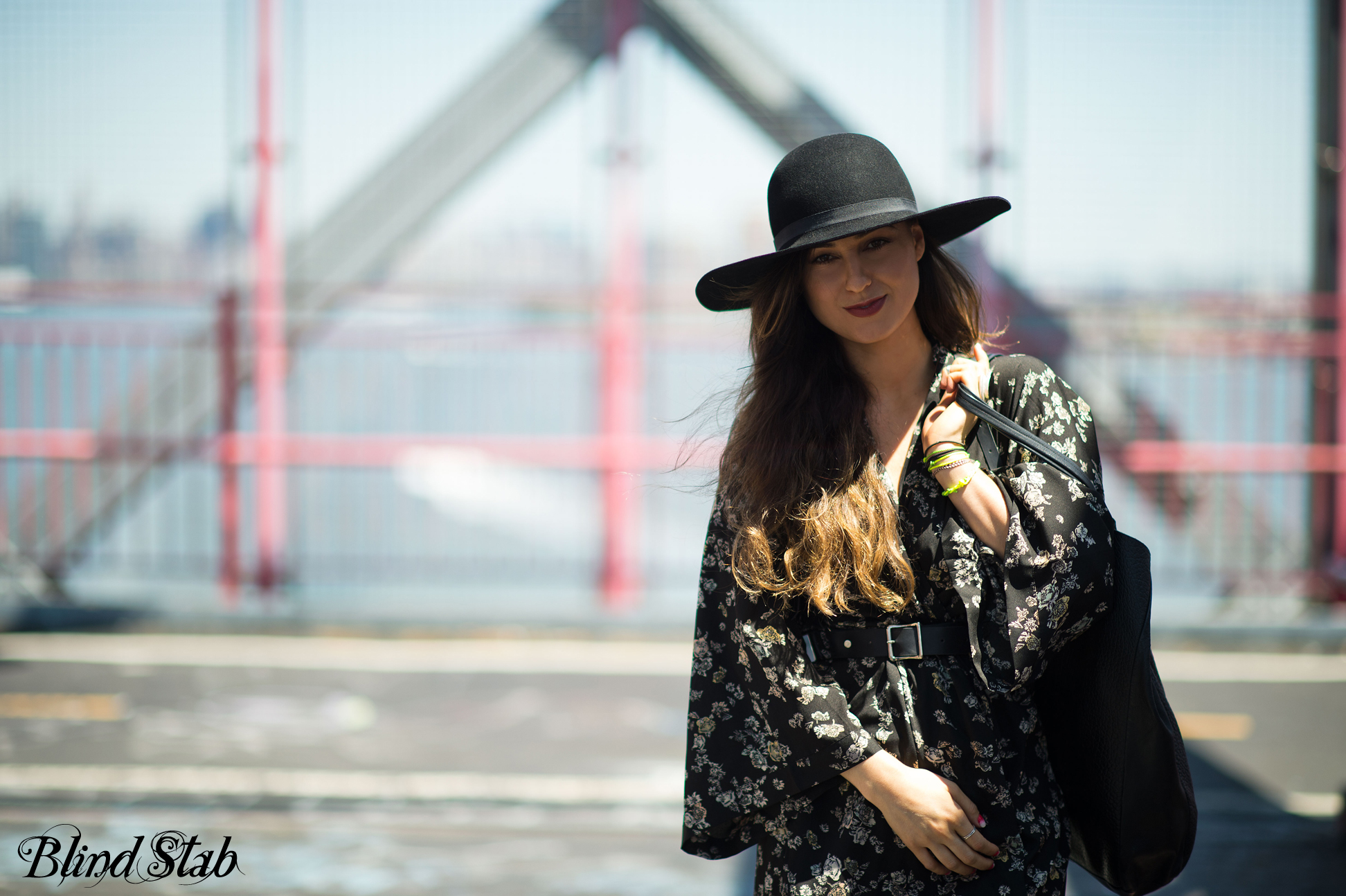 Kimono-Streetstyle-Williamsburg-Wide-Brim-Hat