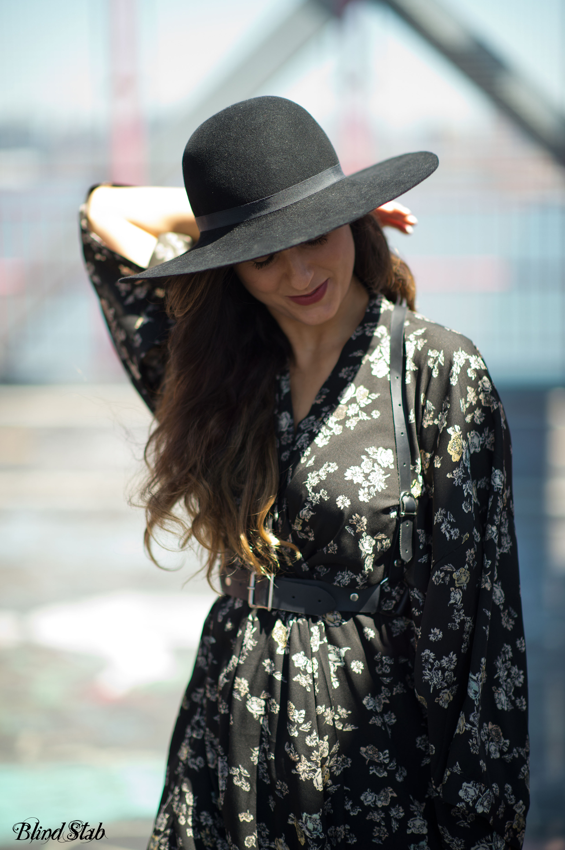 Kimono-Streetstyle-Williamsburg-Wide-Brim-Hat