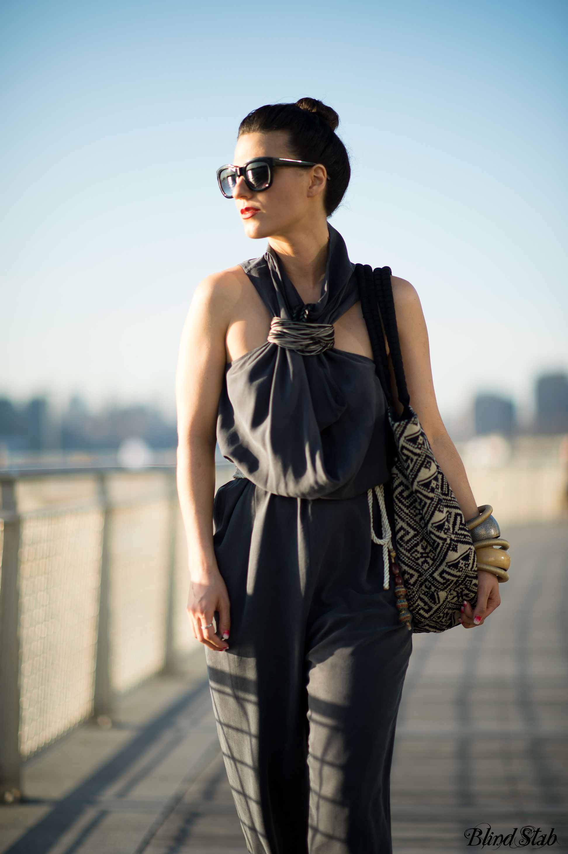 Wood-Wood-Jumpsuit-Bun-Streetstyle-NYC