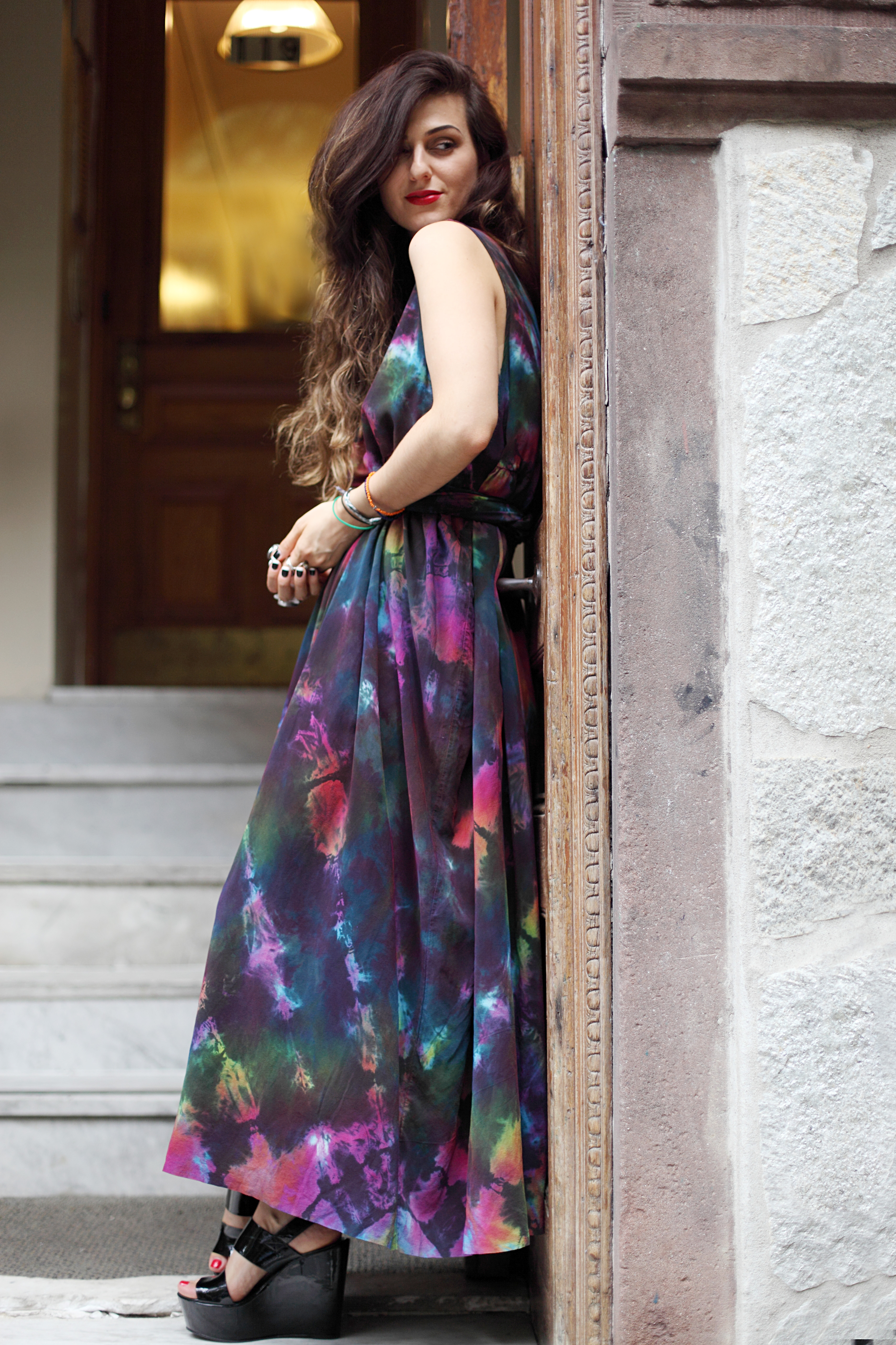 Tie-Dye-Dress-Blogger-Neon