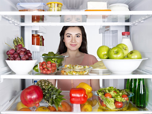 Woman-Diet-Fridge