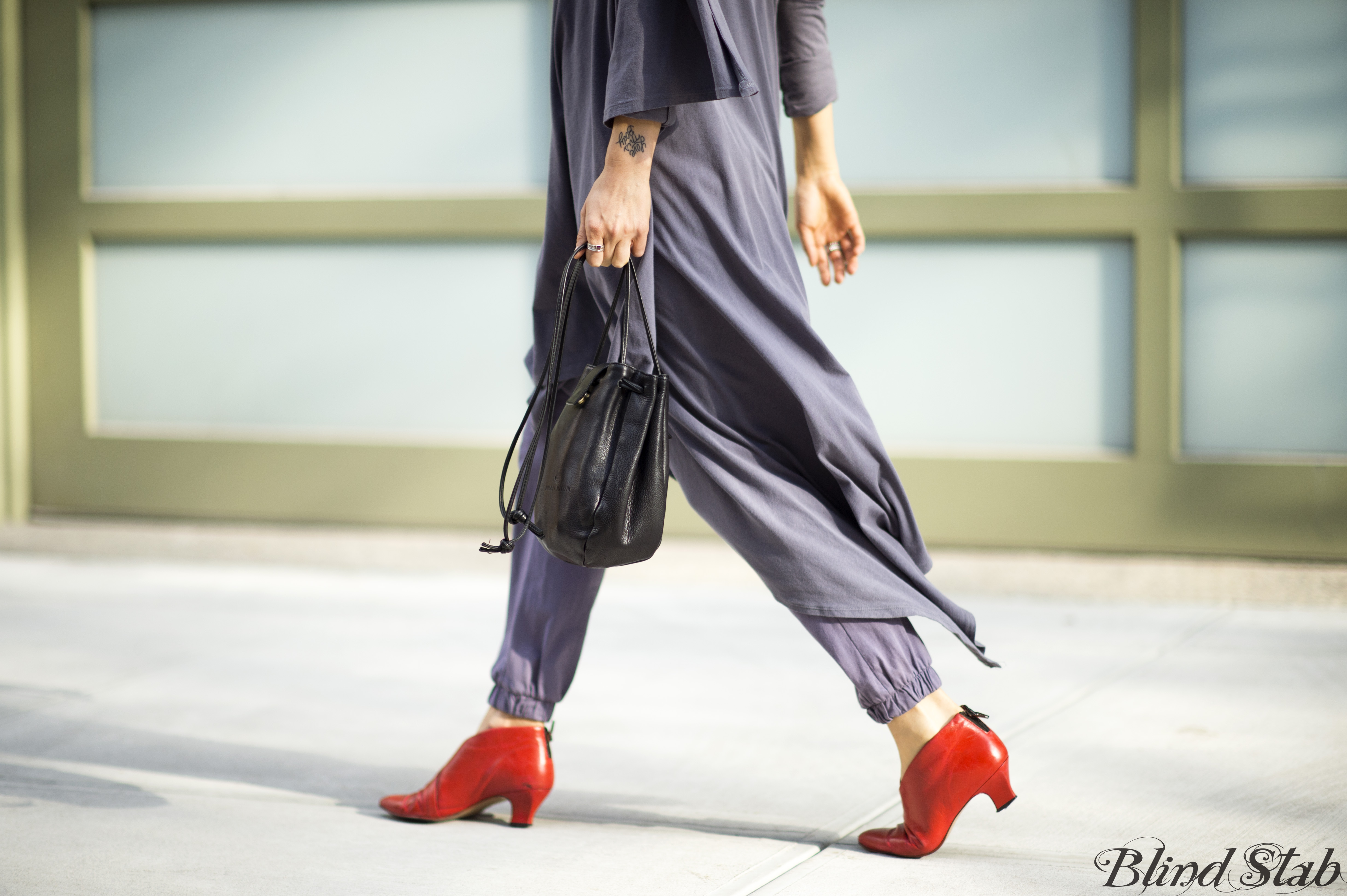 Red-Ankle-Boots-Long-Hair