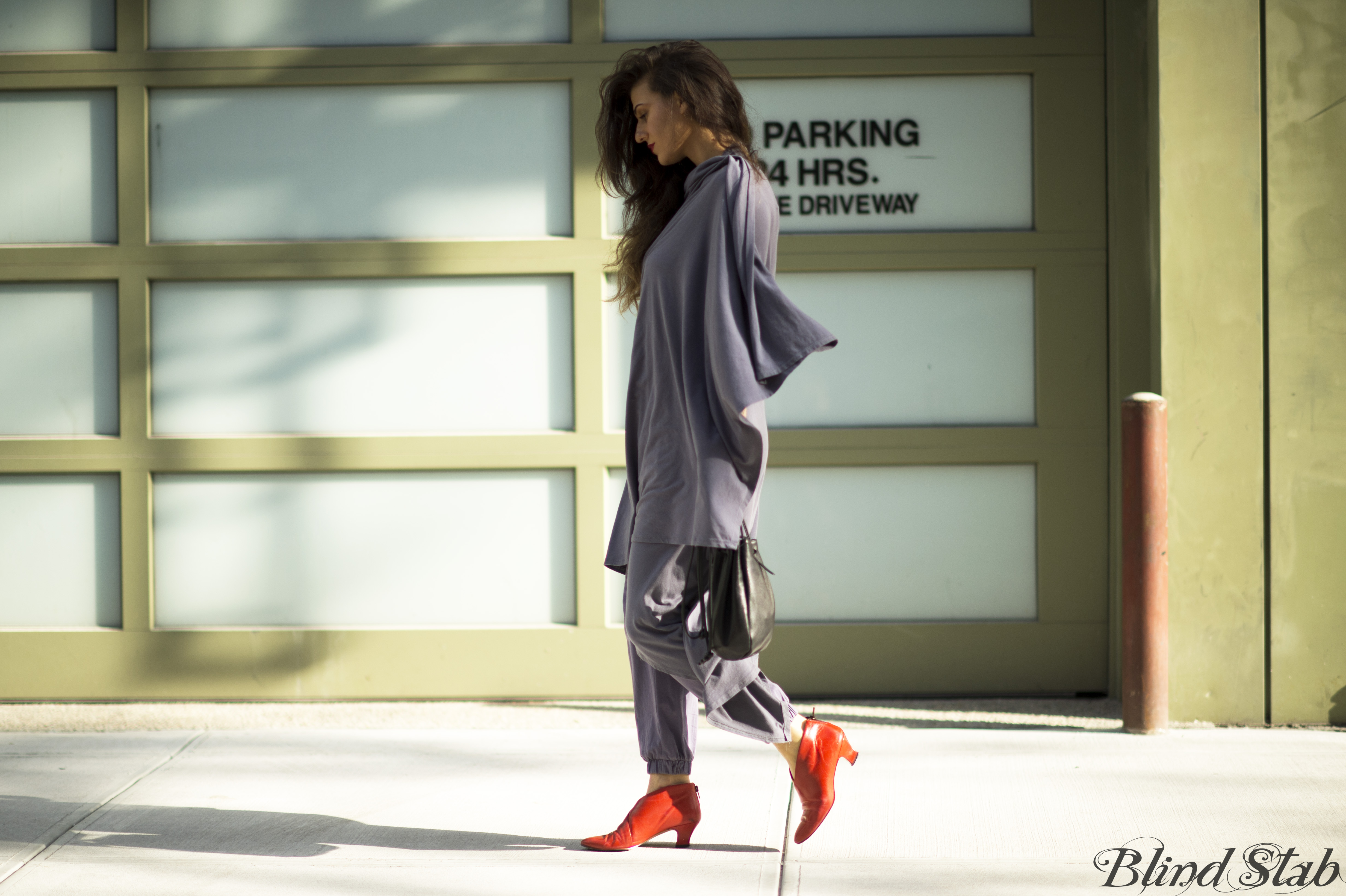 Red-Ankle-Boots-Long-Hair