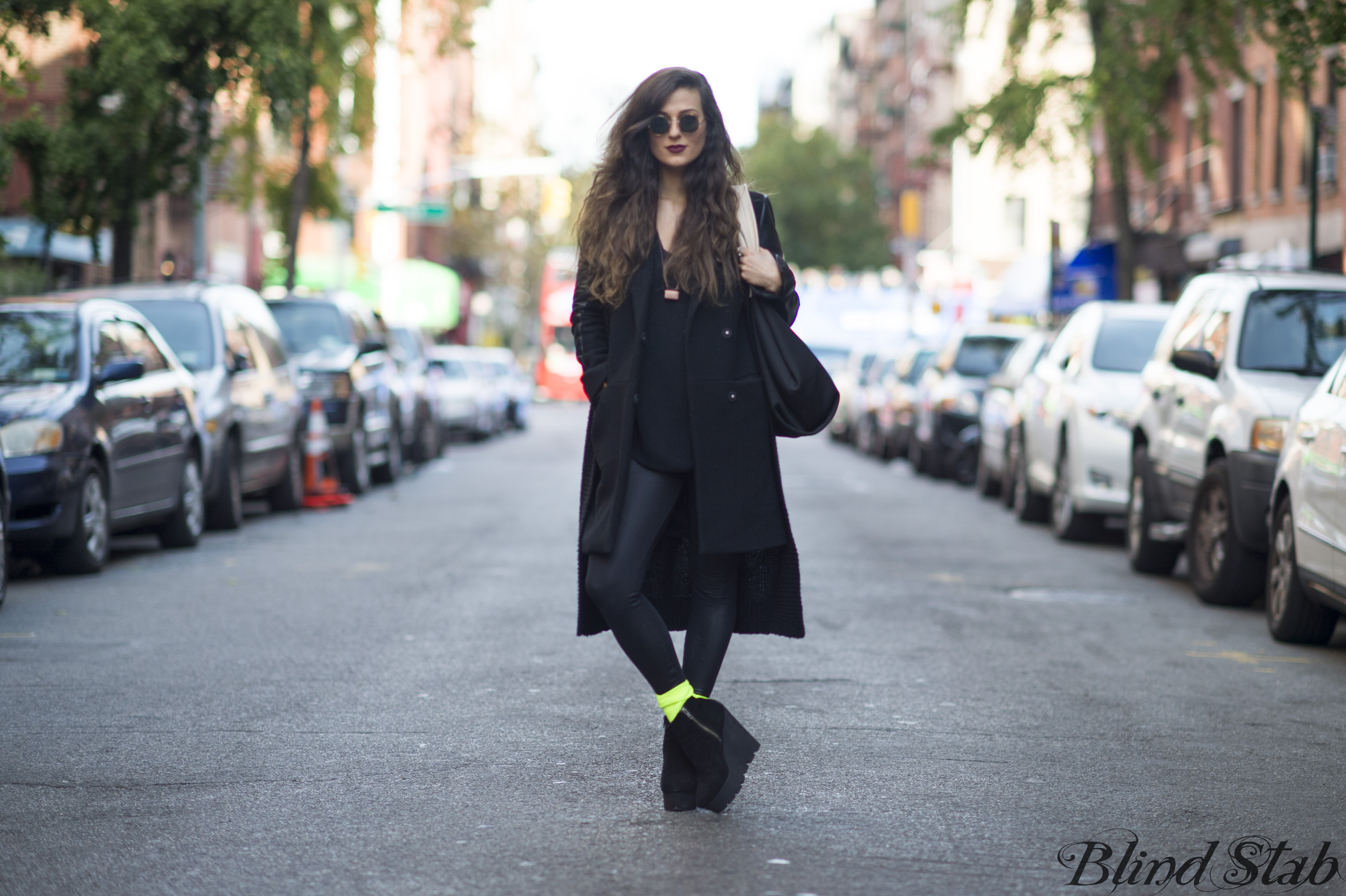 Black-Leather-Sleeve-Jacket-Coat