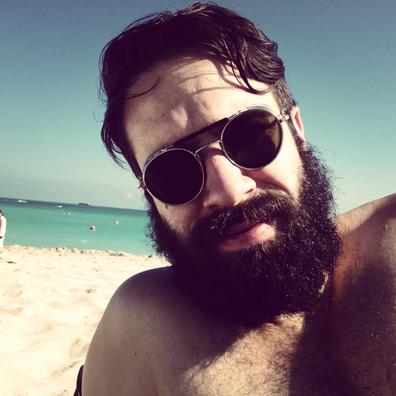Blind Stab Adam Katz Sinding Beard Beach Miami Instagram