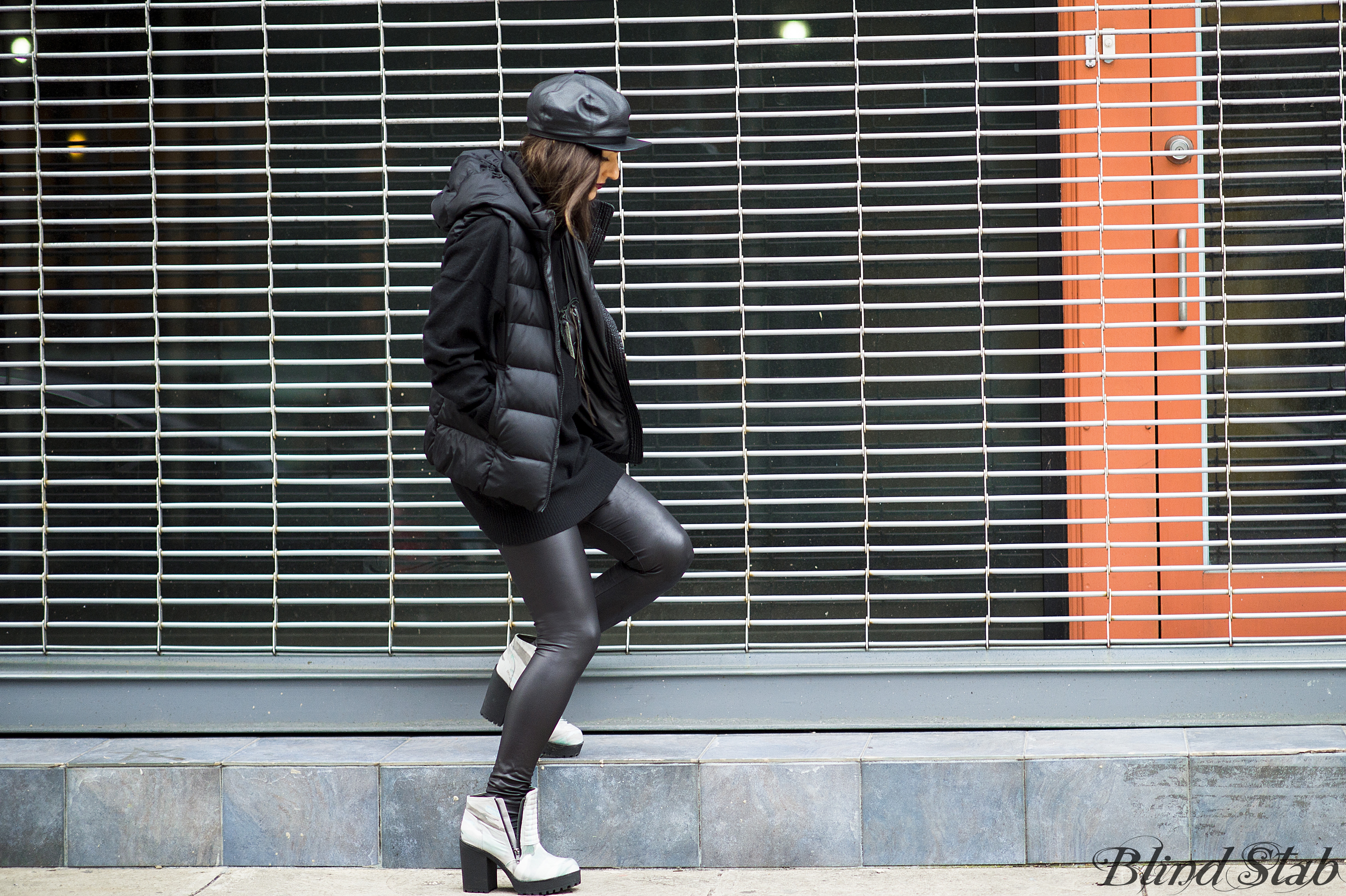 Leather-Hat-Vest-Black-Streetstyle-NYC