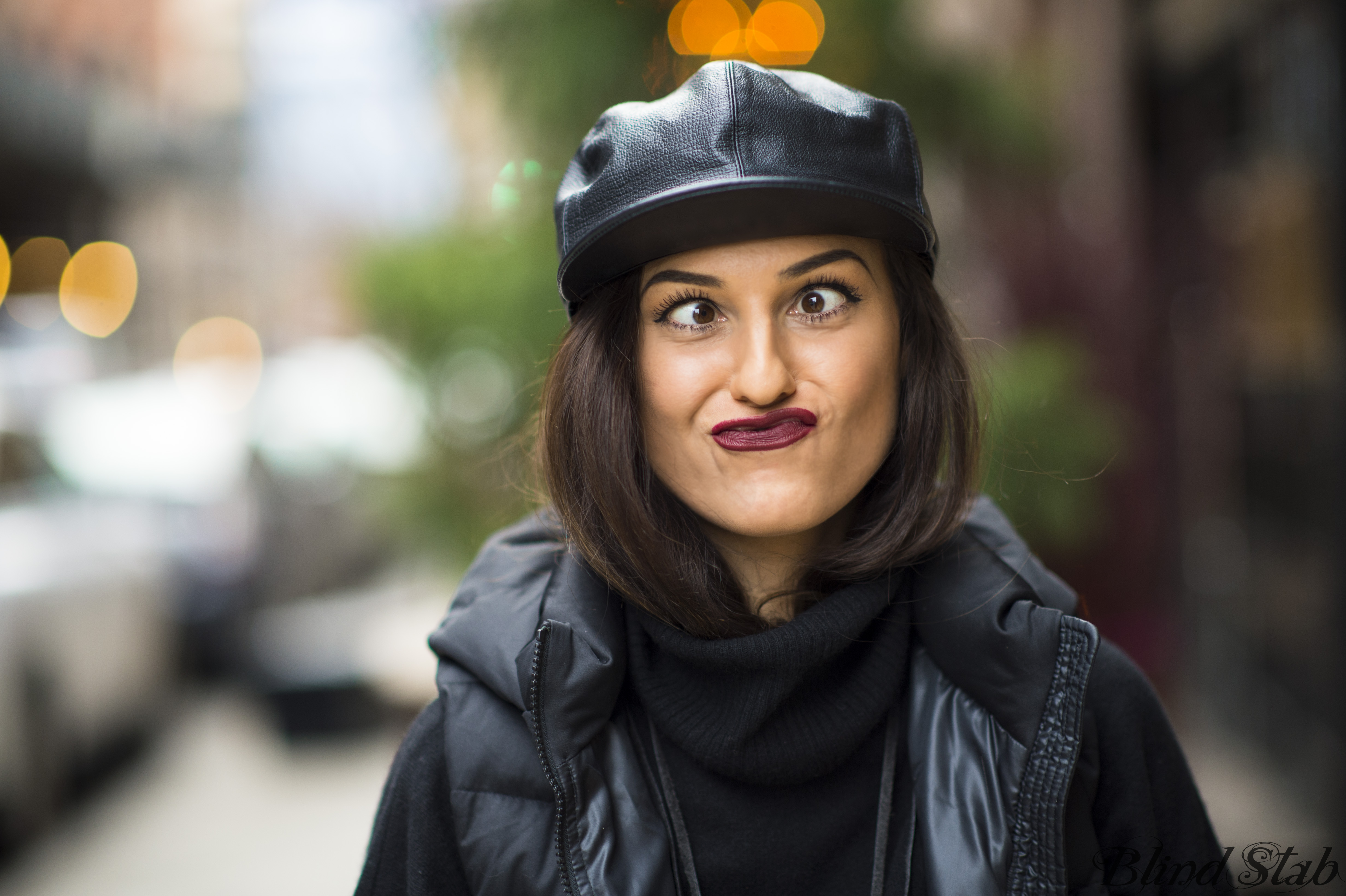 Leather-Hat-Vest-Black-Streetstyle-NYC