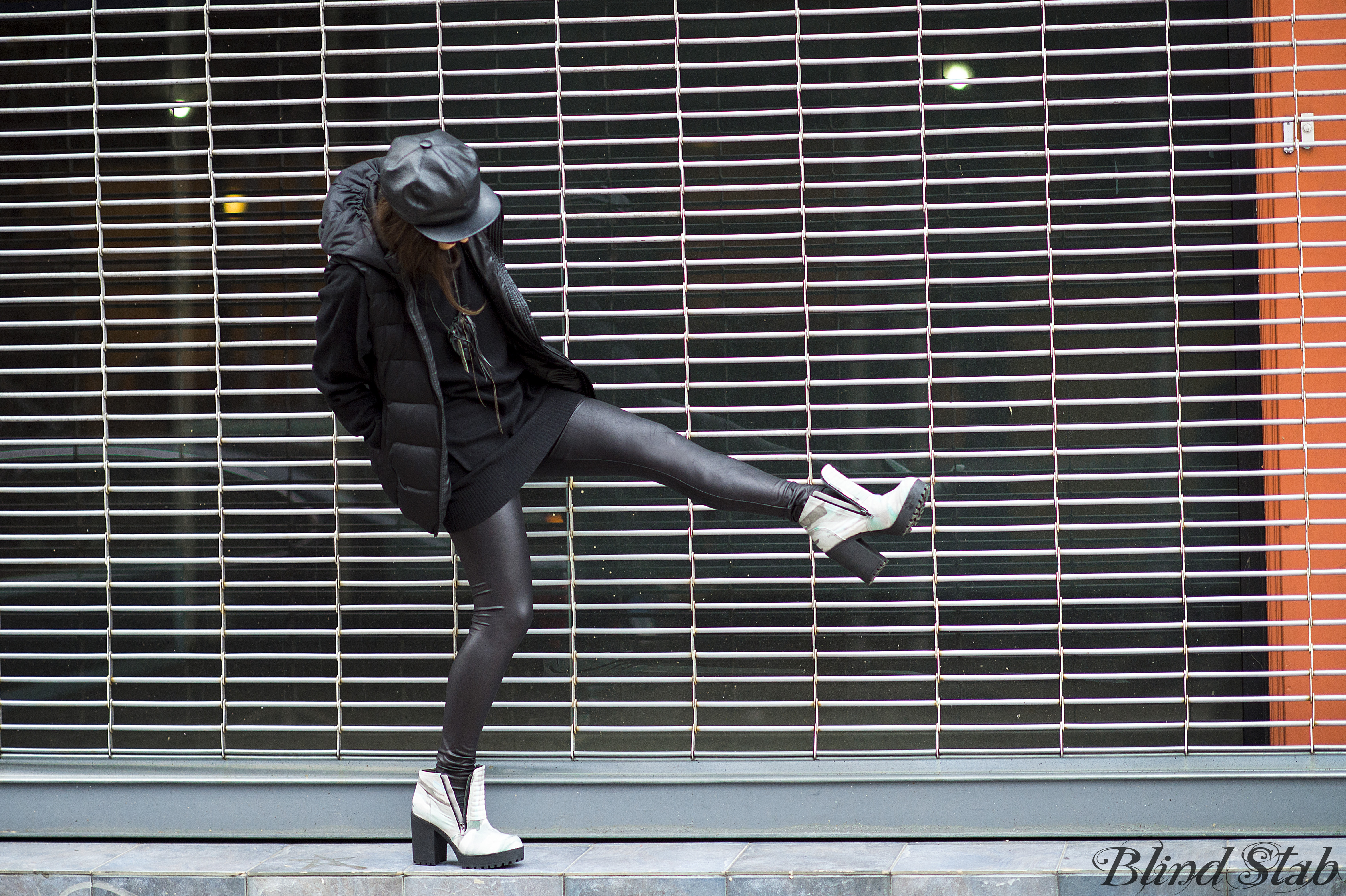 Leather-Hat-Vest-Black-Streetstyle-NYC