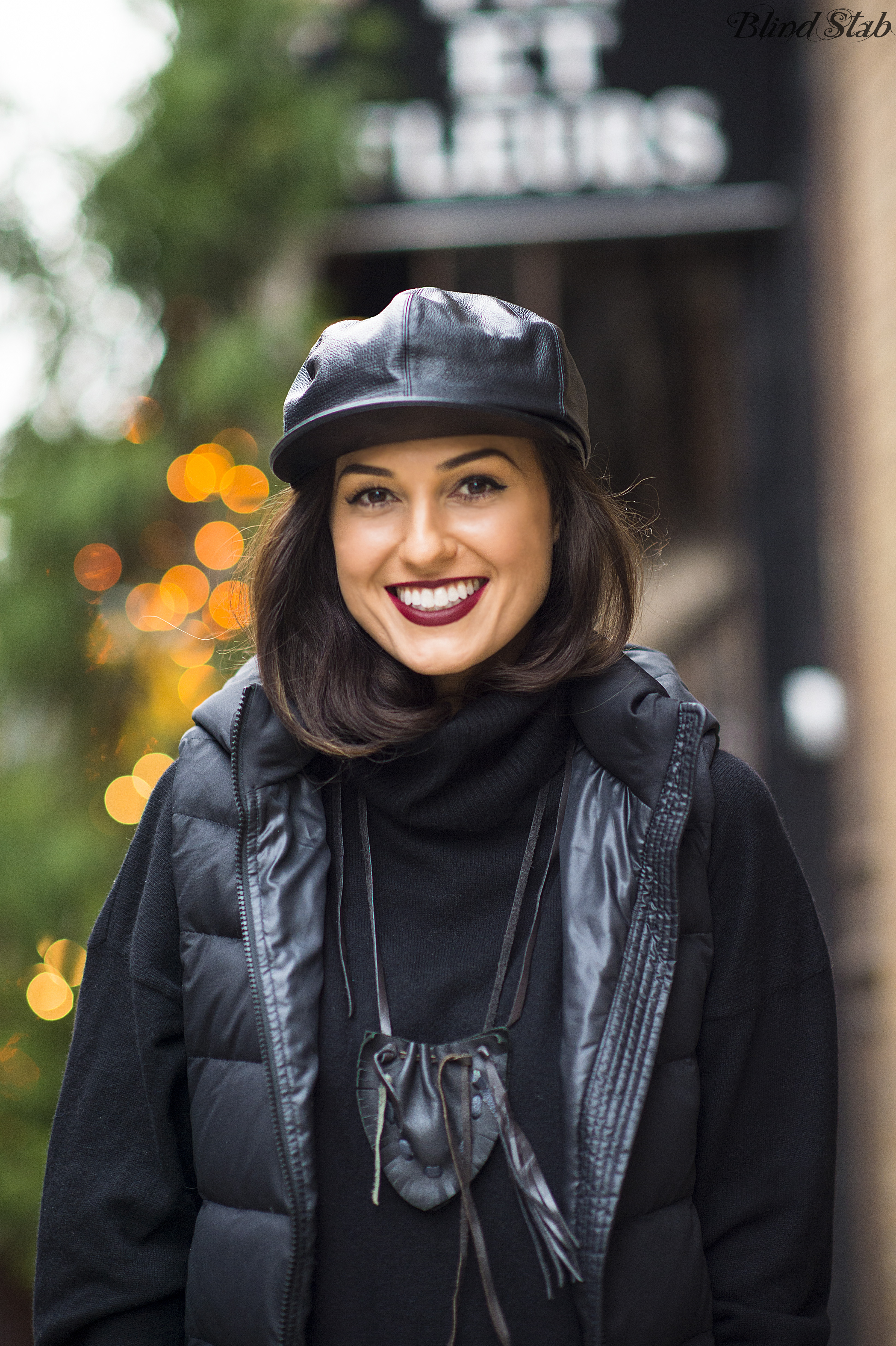 Leather-Hat-Vest-Black-Streetstyle-NYC