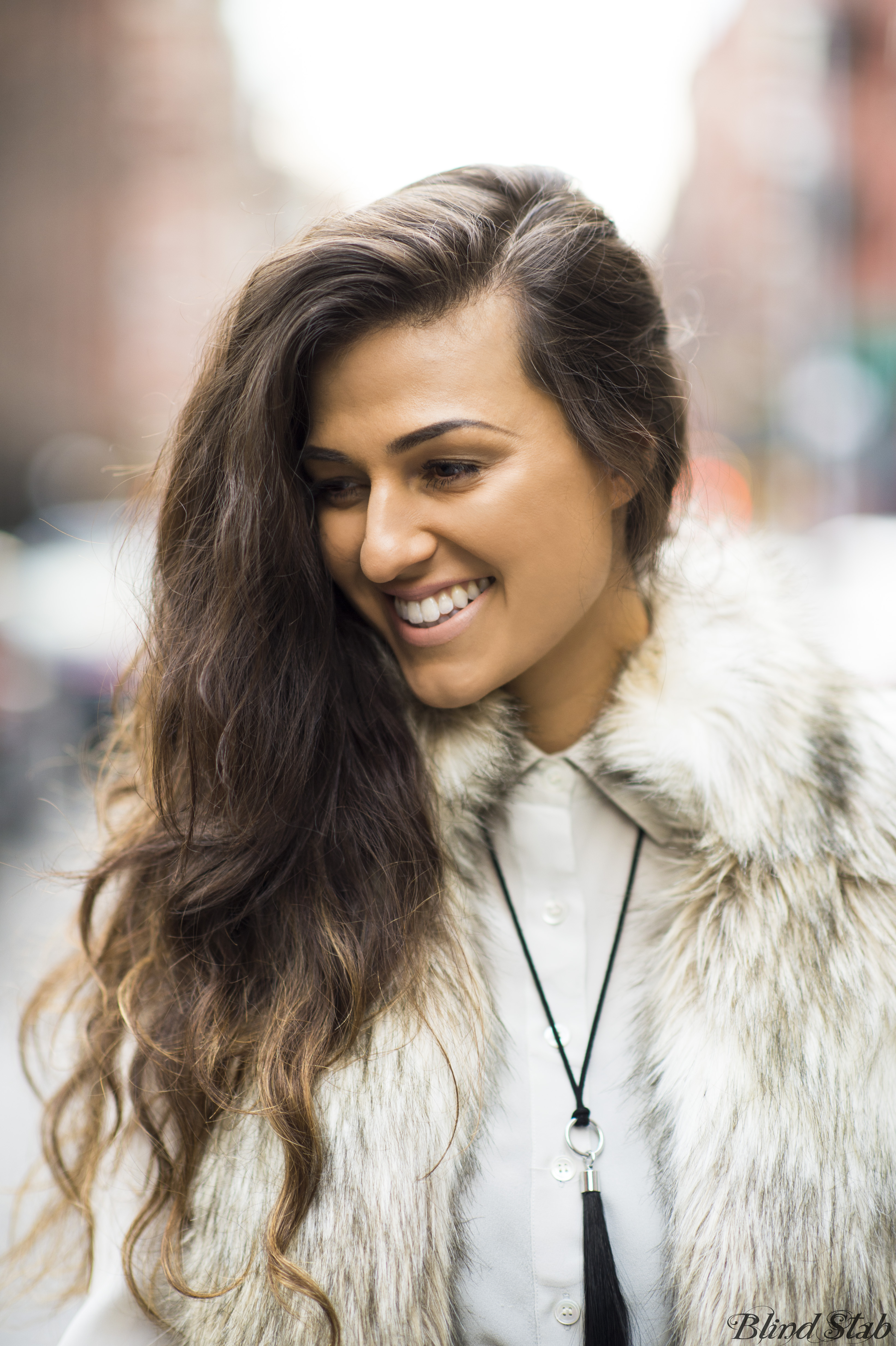 New-York-Street-Style-Faux-Fur-Vest-Maxi-Skirt