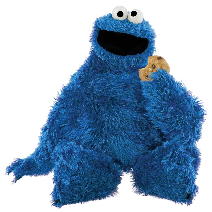 Do The Hotpants Dana Suchow Cookie Monster Blue Furry