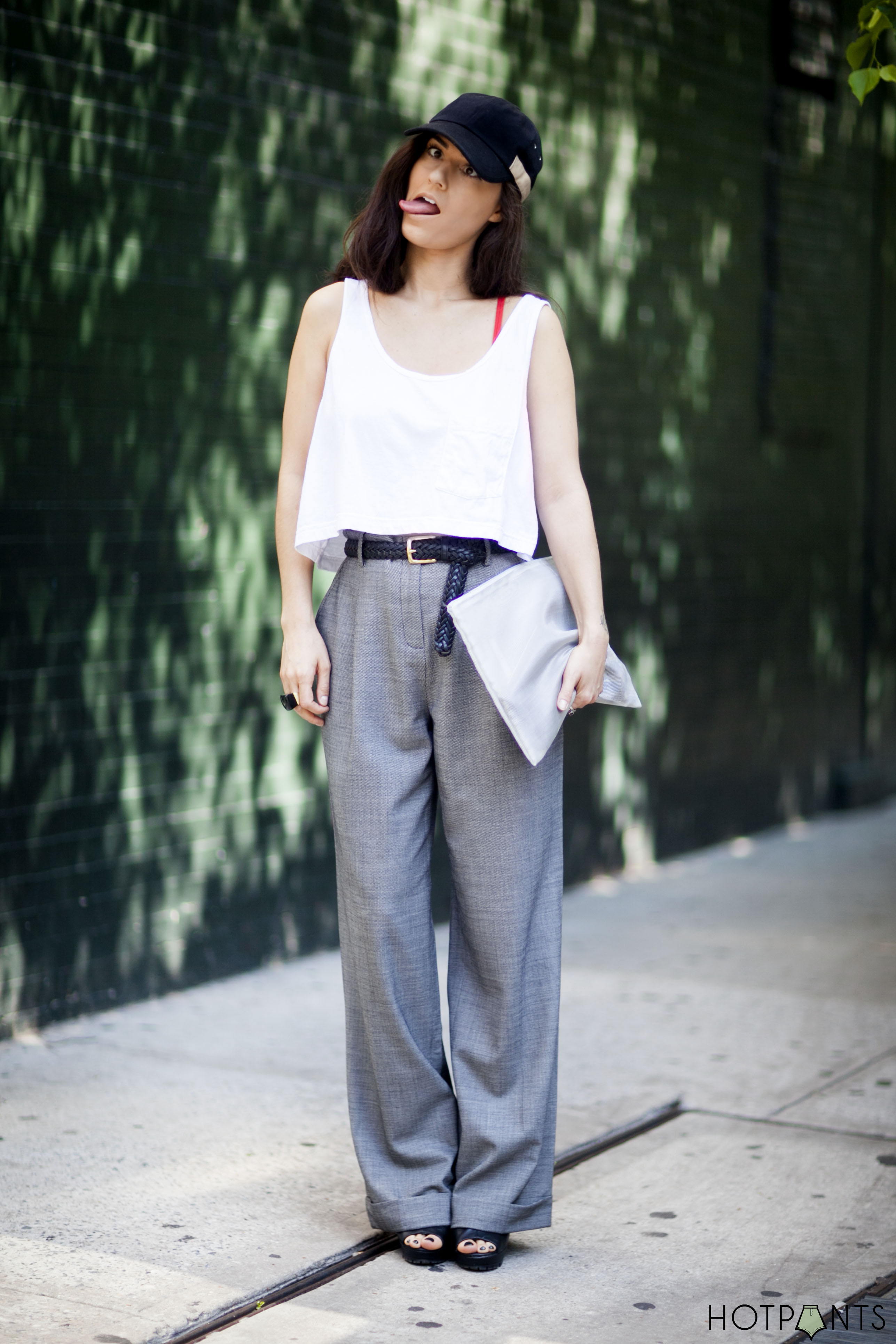 Wide Leg Pants NYC Street Style May Spring