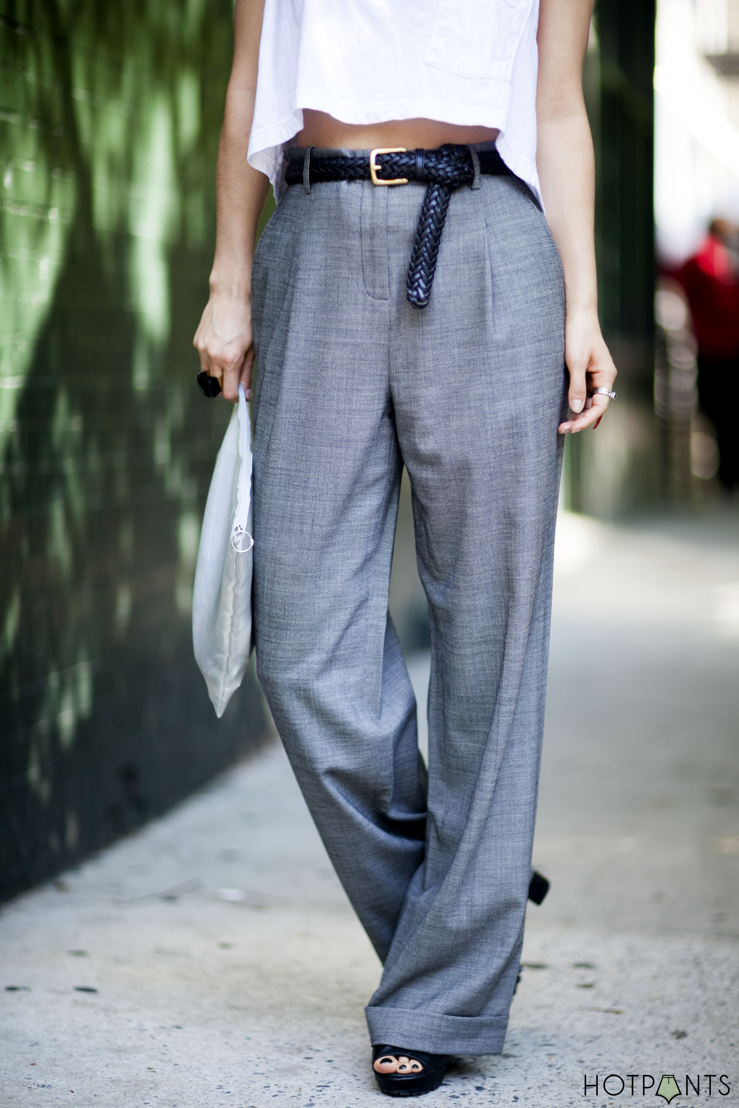 Wide Leg Pants NYC Street Style May Spring