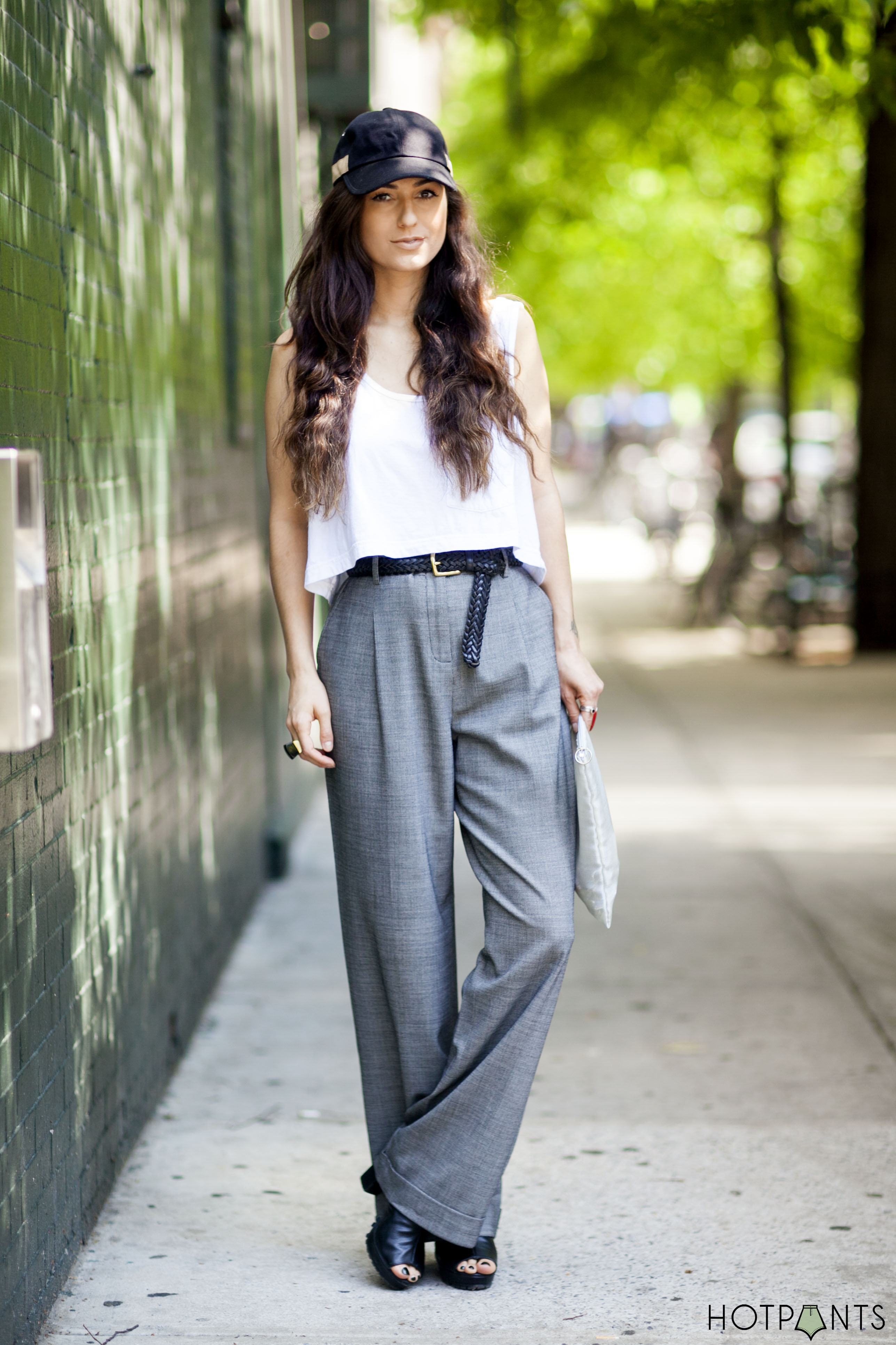 Wide Leg Pants NYC Street Style May Spring