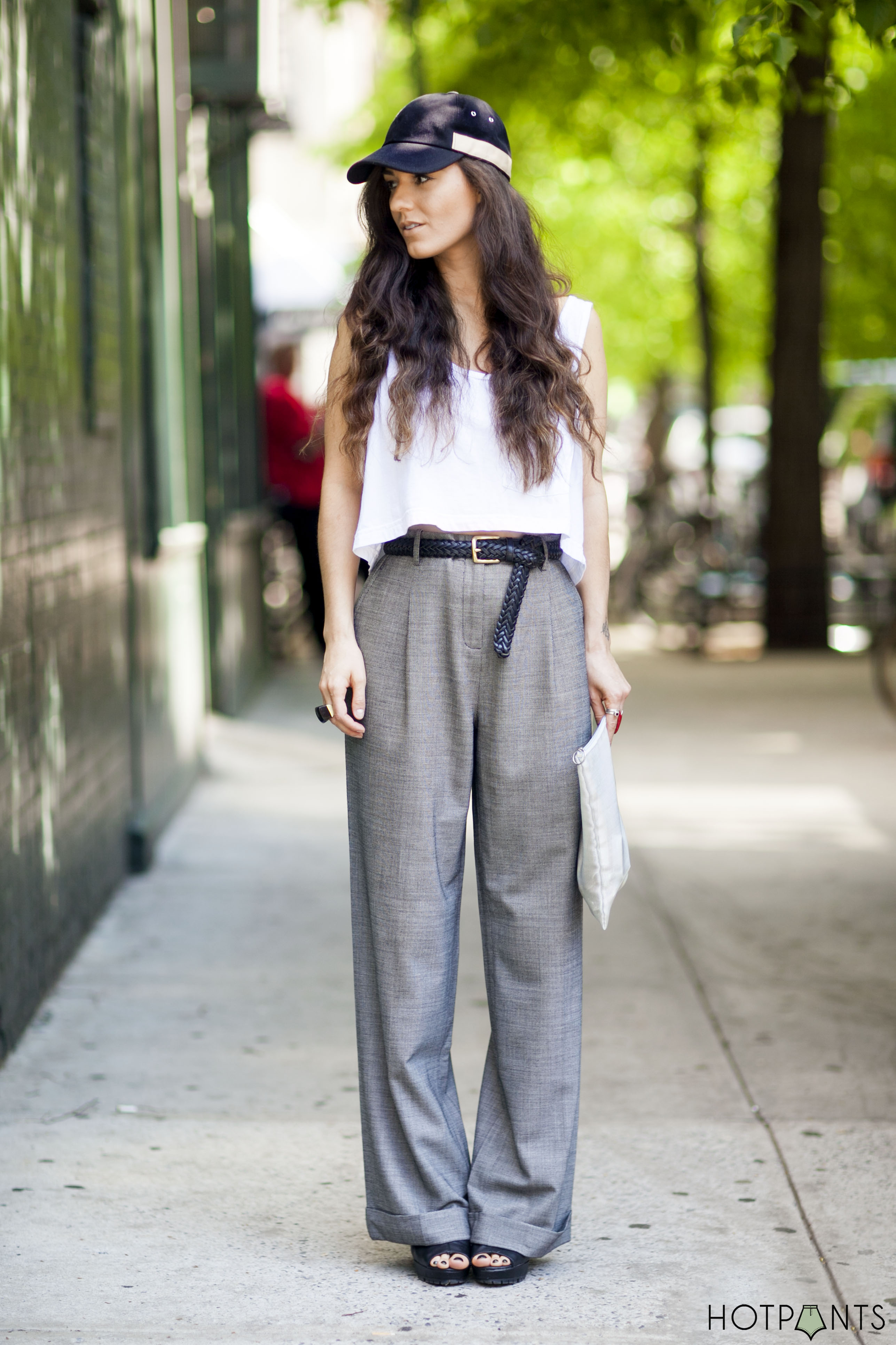 Wide Leg Pants NYC Street Style May Spring