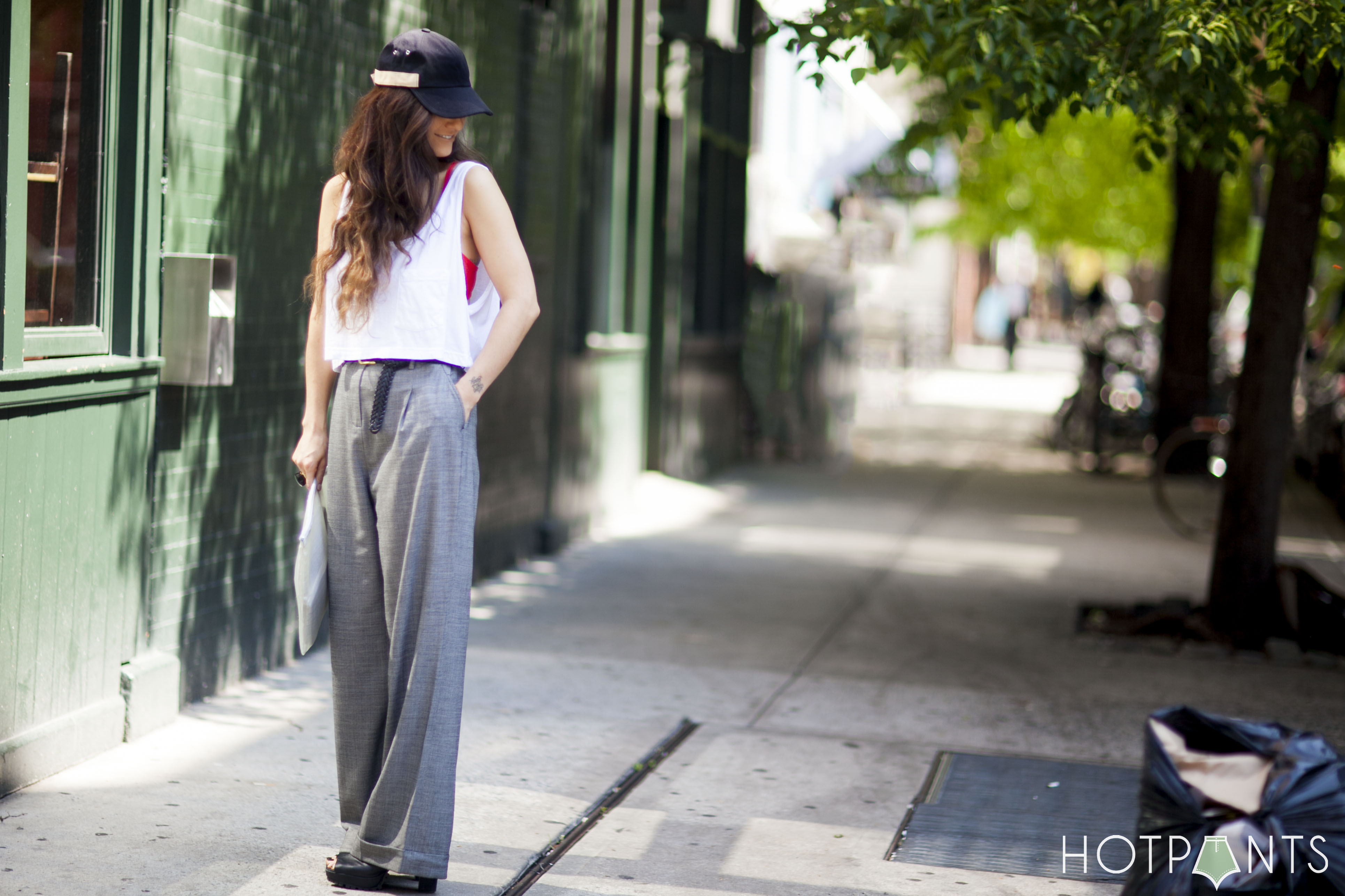 Wide Leg Pants NYC Street Style May Spring