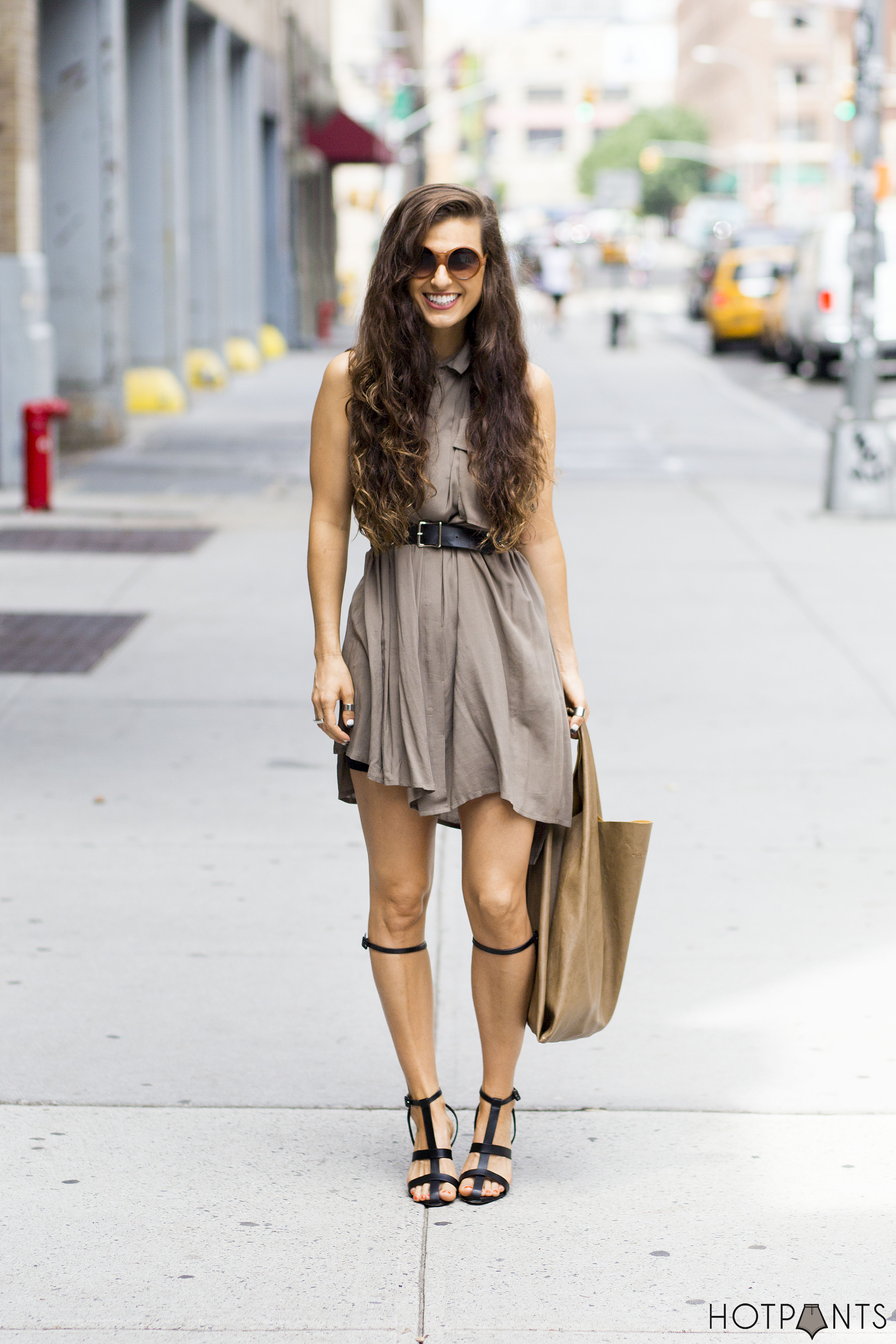 Zana Bayne Leather Harness Alexander Wang Gladiators NYC Summer Streetstyle