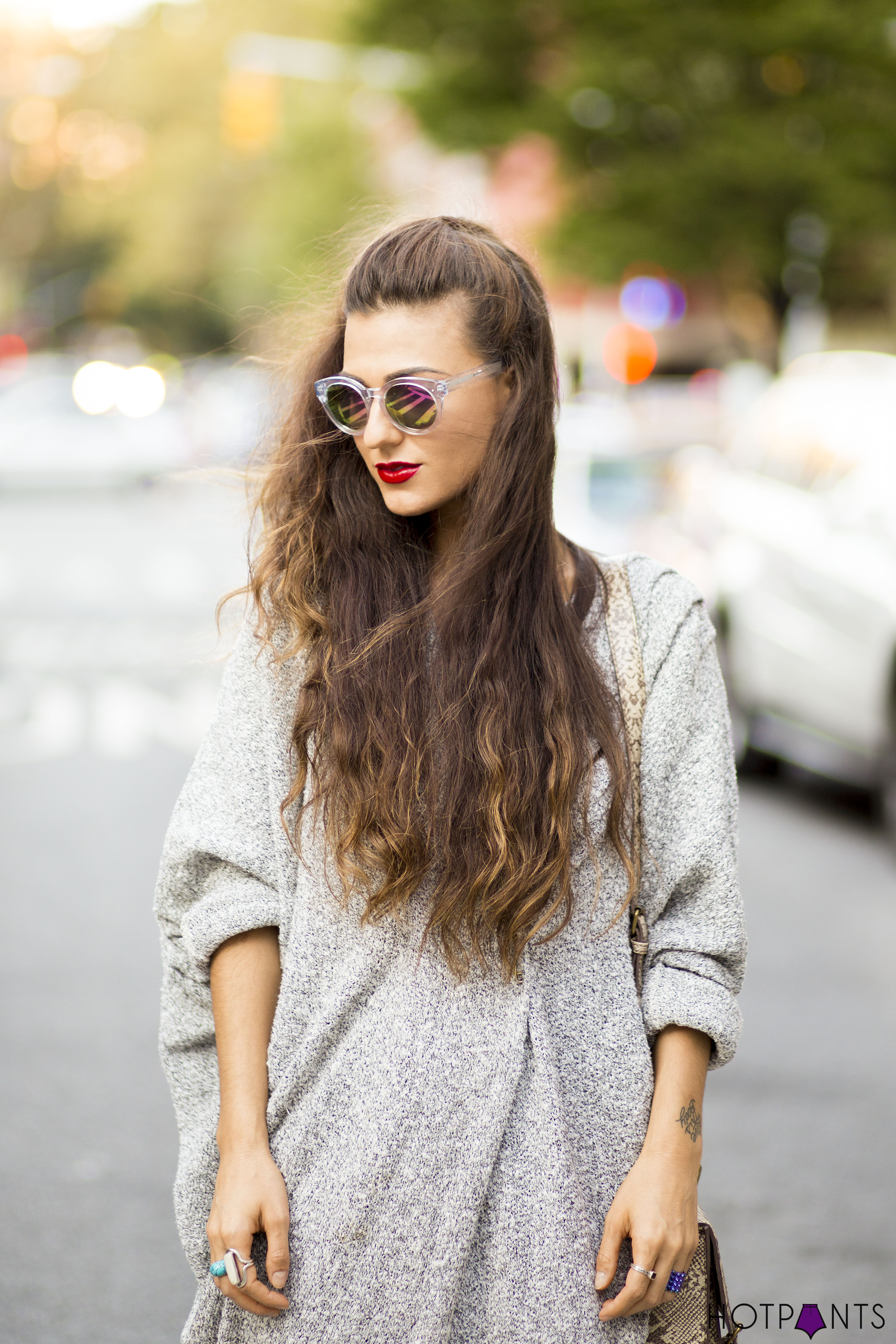 Long Brown Hair Blogger Fashion Streetstyle Legs NYC Fall 2013