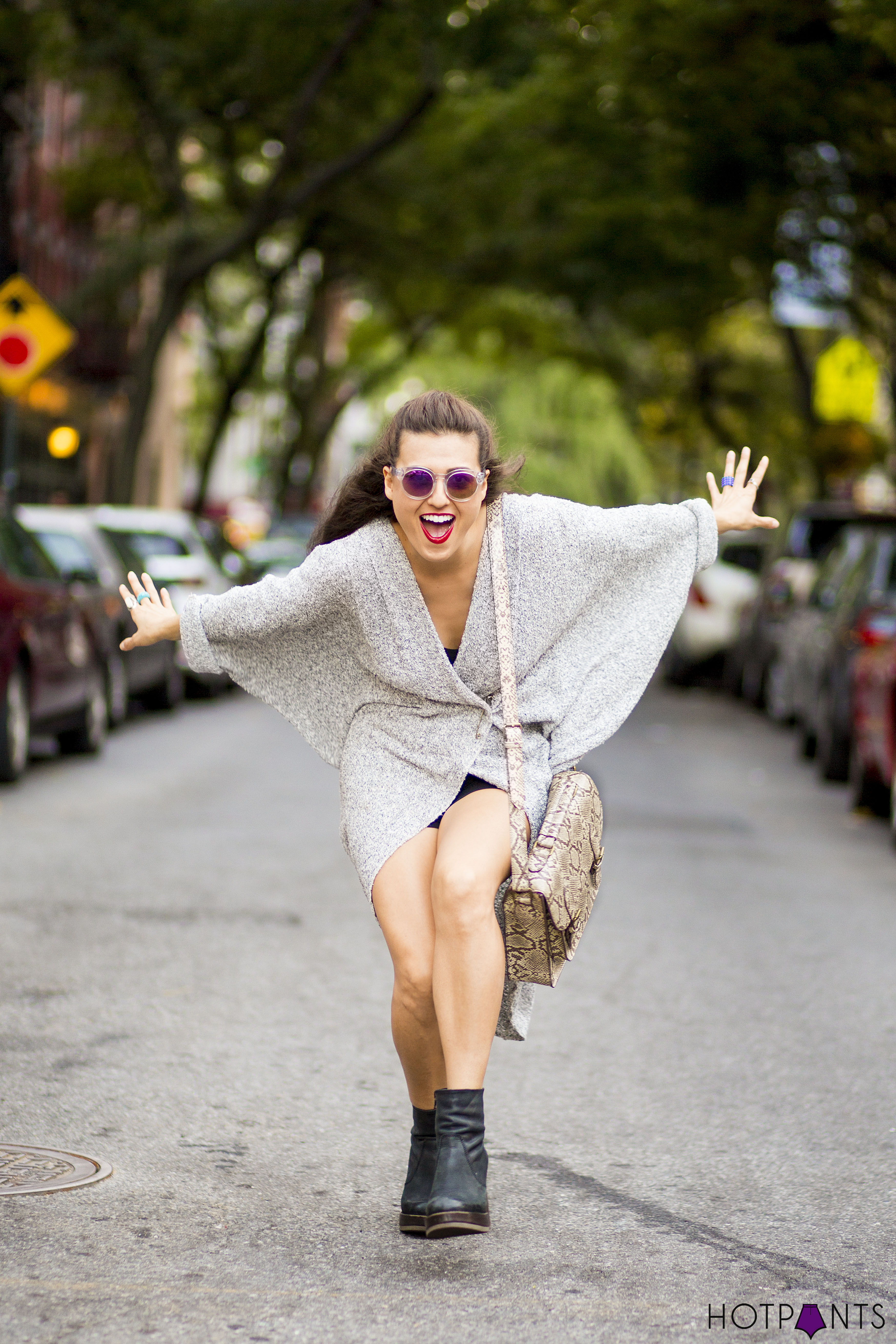 Long Brown Hair Blogger Fashion Streetstyle Legs NYC Fall 2013