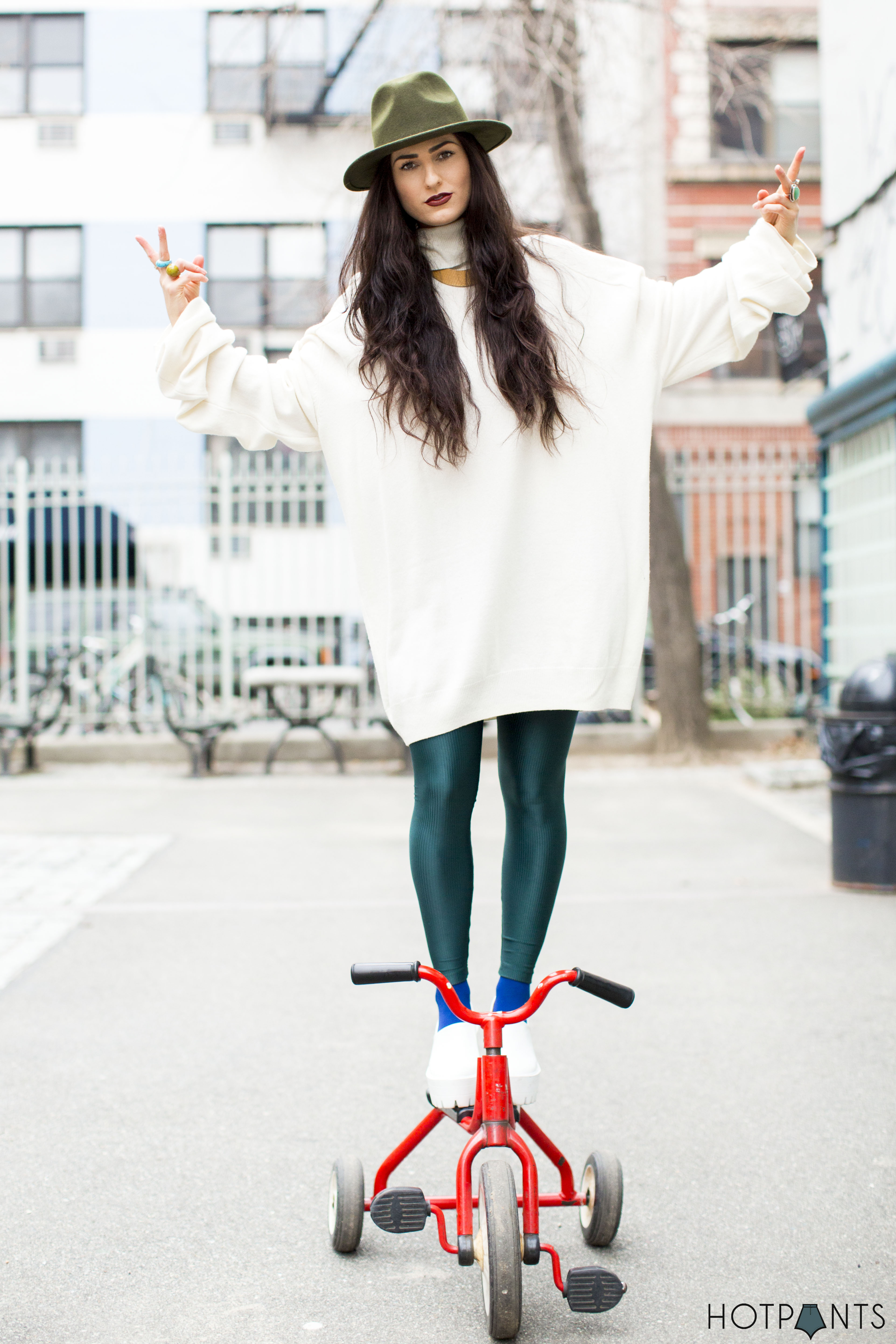 Turtleneck Dress White Platform Stella McCartney Heels