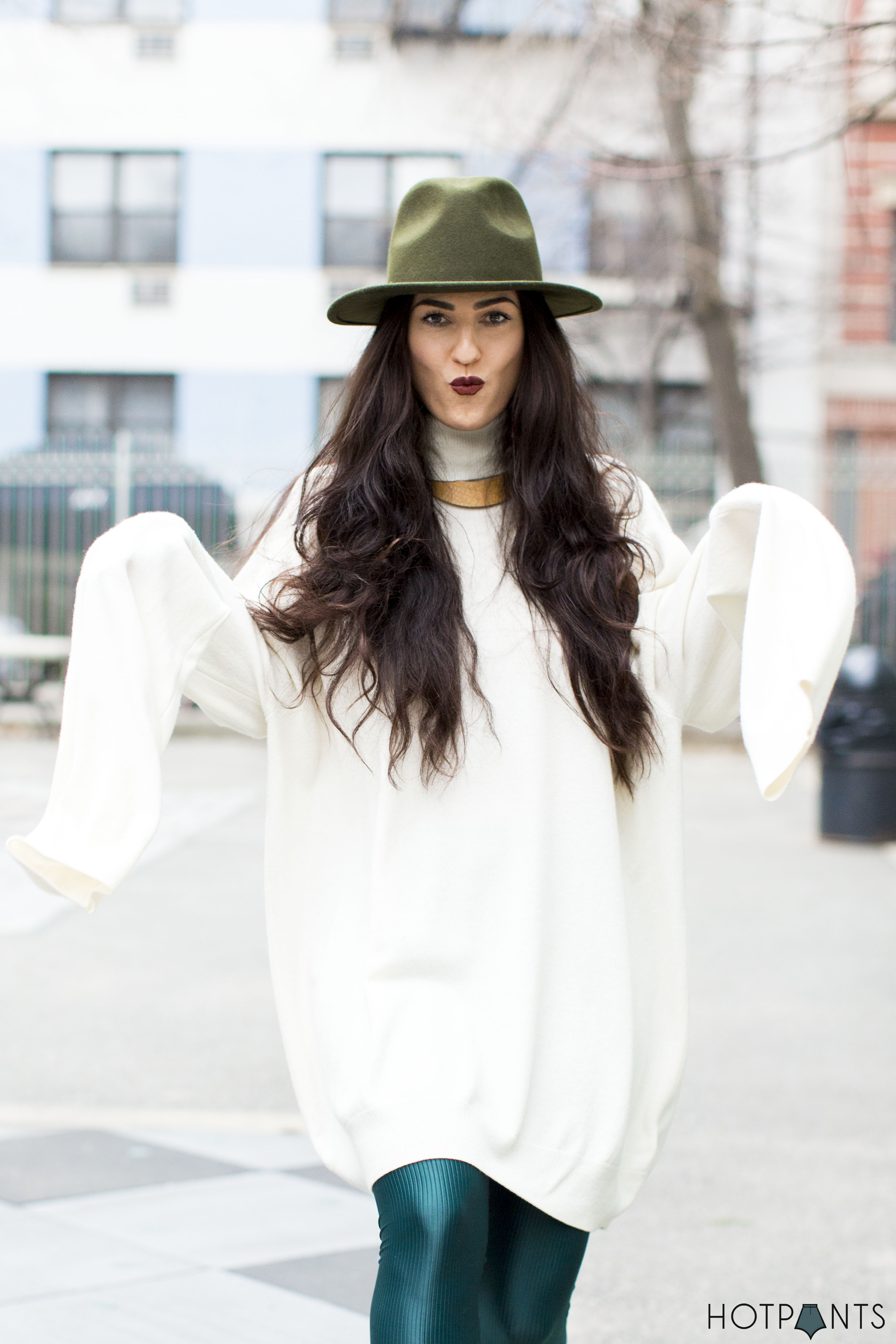 Turtleneck Dress White Platform Stella McCartney Heels