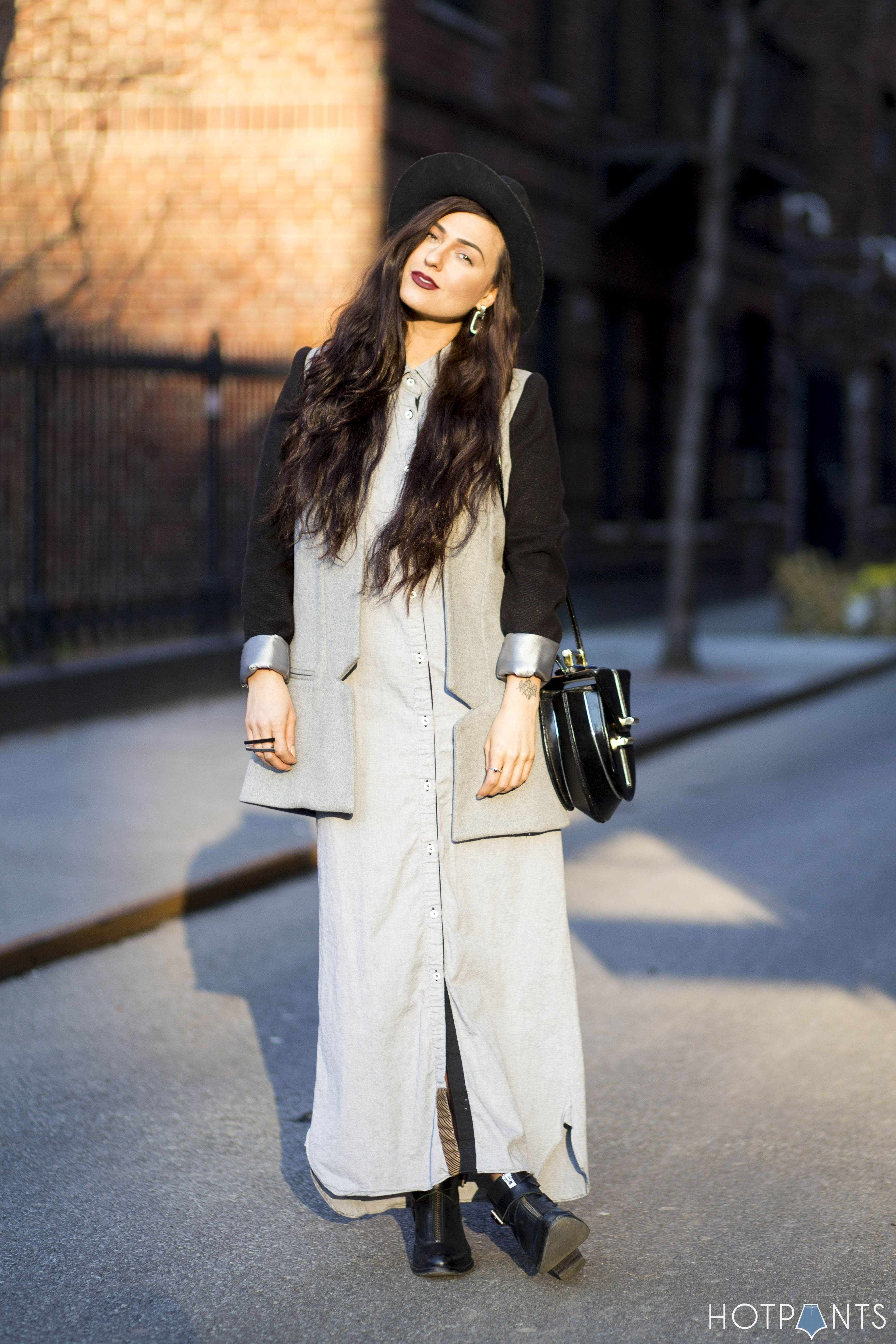 Black Ankle Boots Winter New York NYC Fashion Streetstyle Style