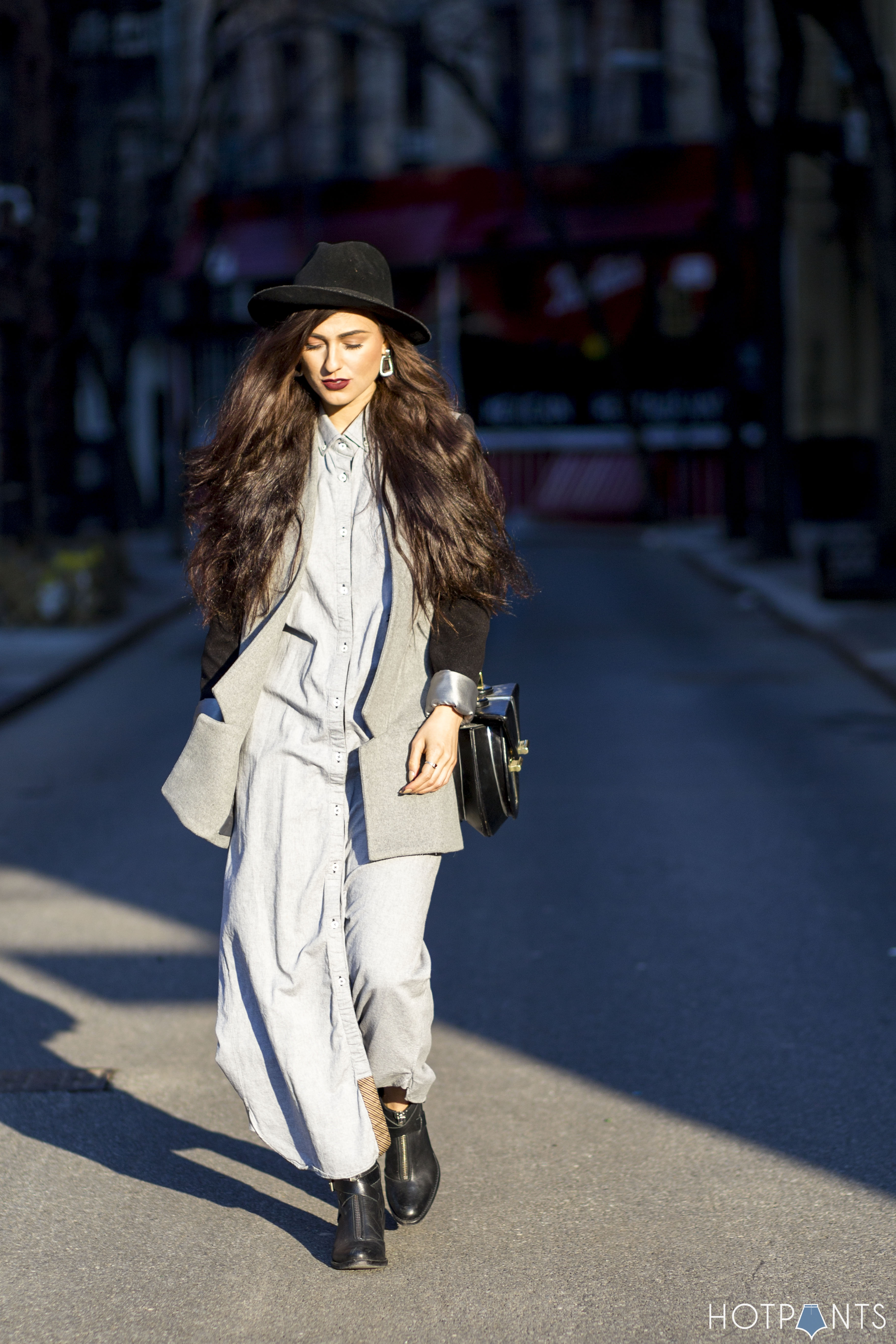 Black Ankle Boots Winter New York NYC Fashion Streetstyle Style