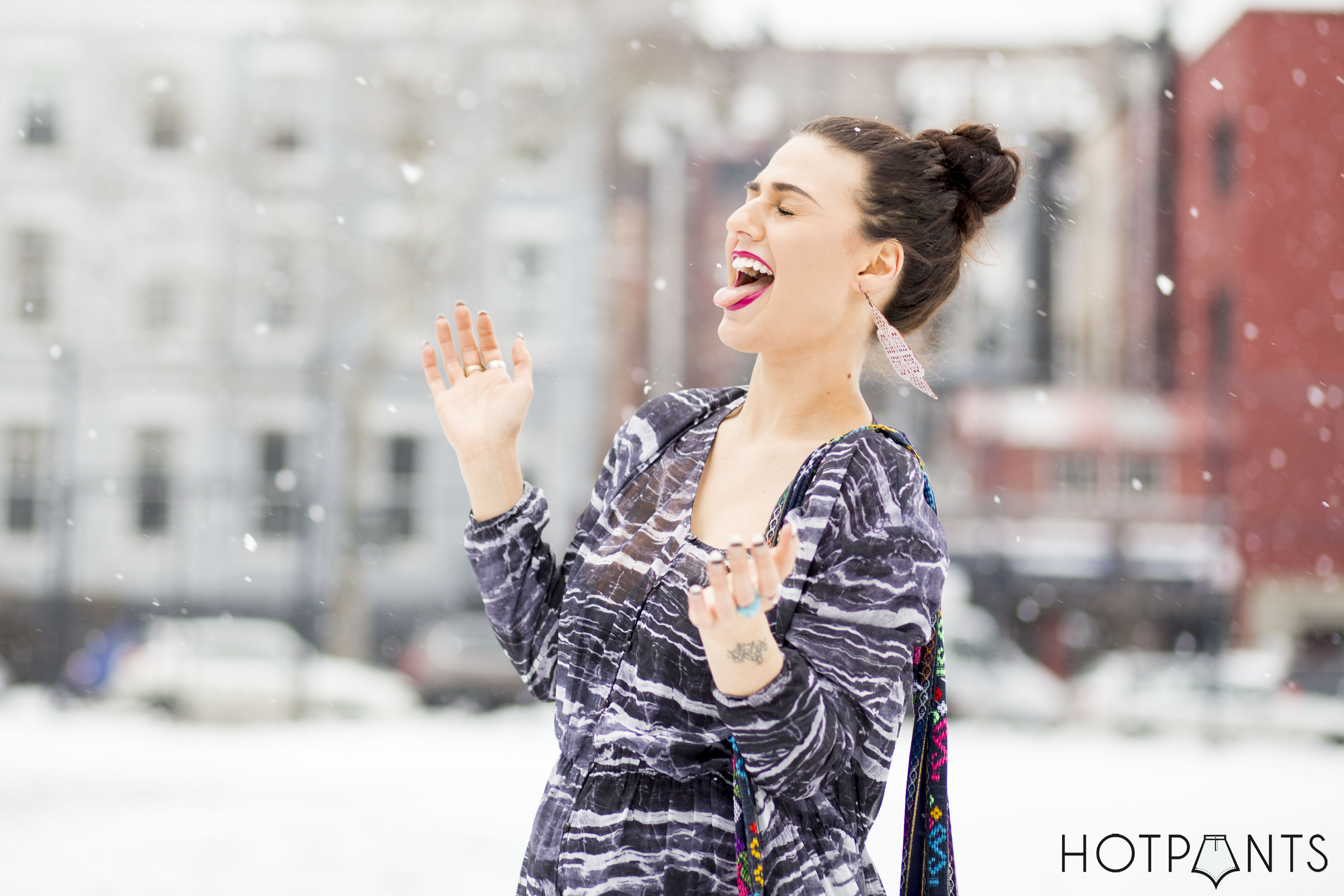 Long Hair Blogger Updo Bun Tie Dye Maxi Sheer Dress