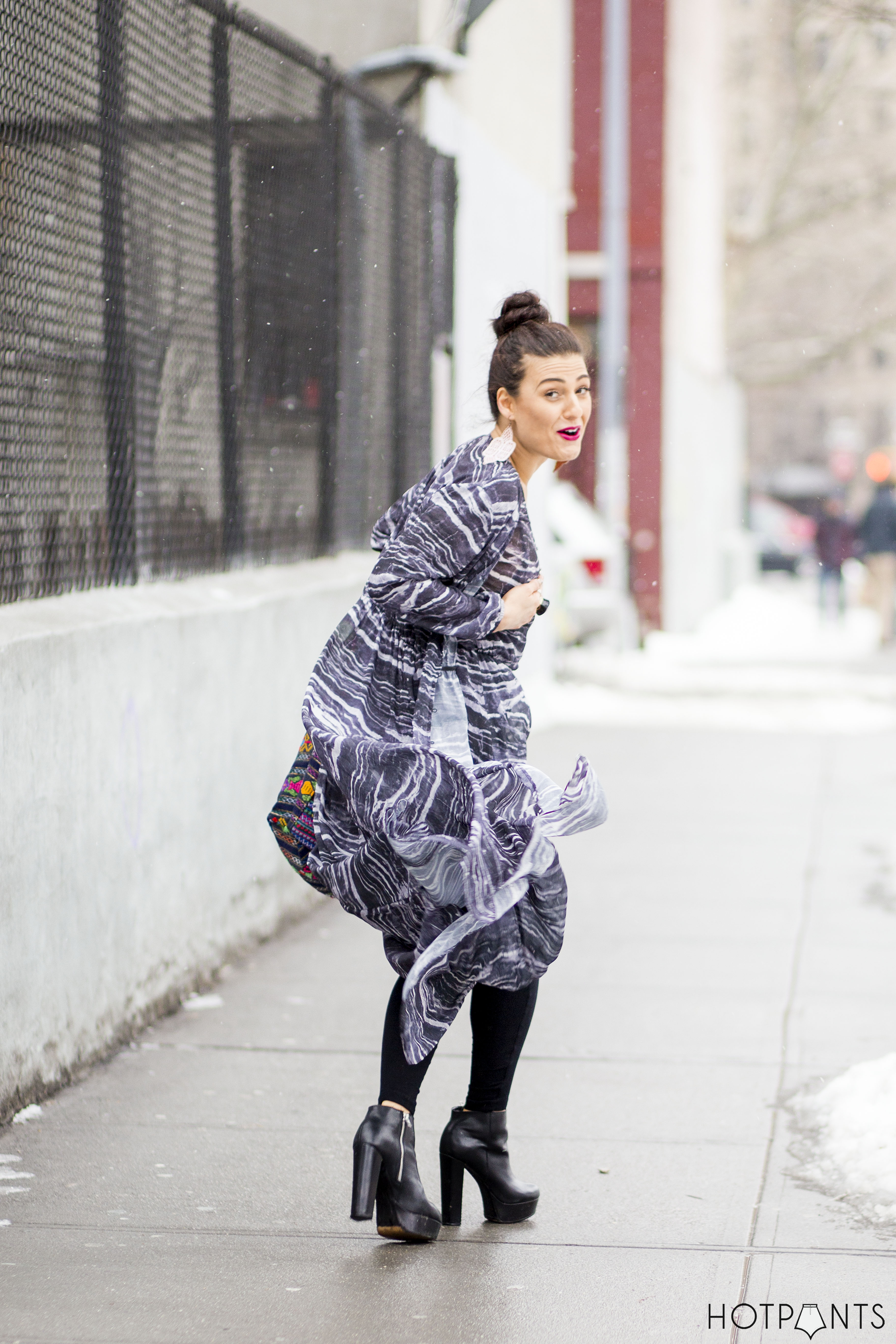 Long Hair Blogger Updo Bun Tie Dye Maxi Sheer Dress