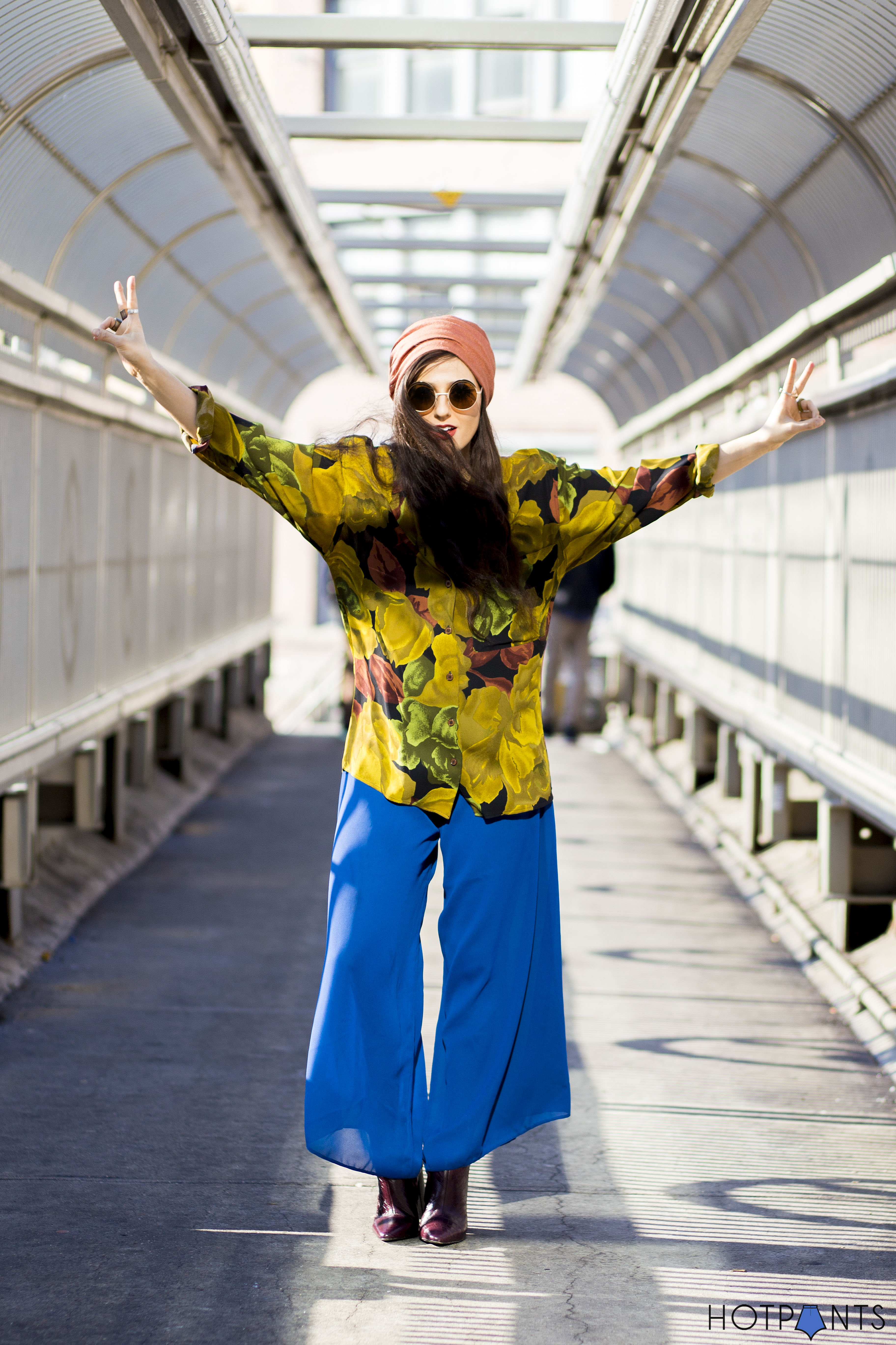 Funny NYC New York Girl Blogger Street Style Colorful Outfit