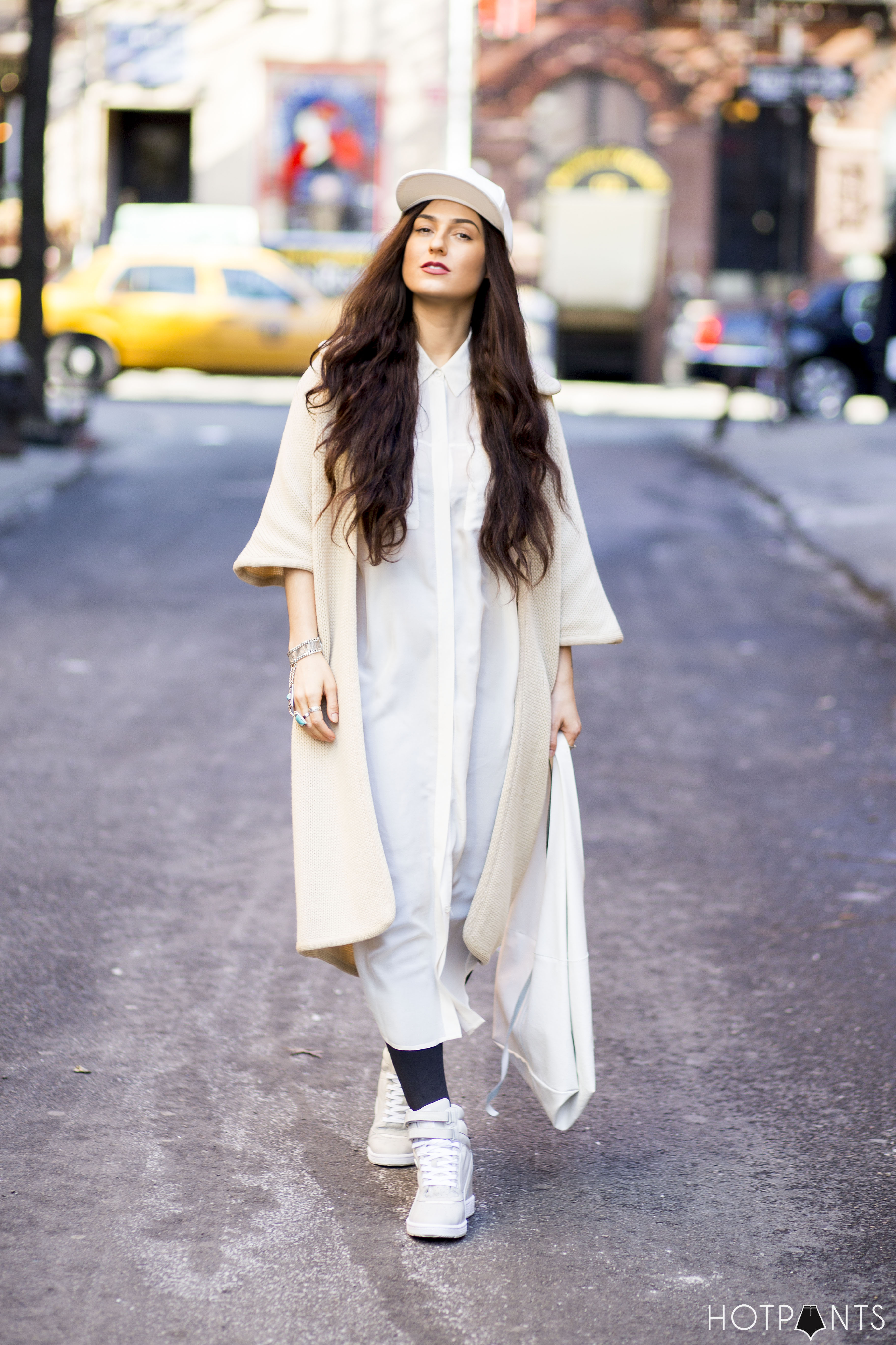 Fashion Street Style NYC New York City Spring Style White Outfit