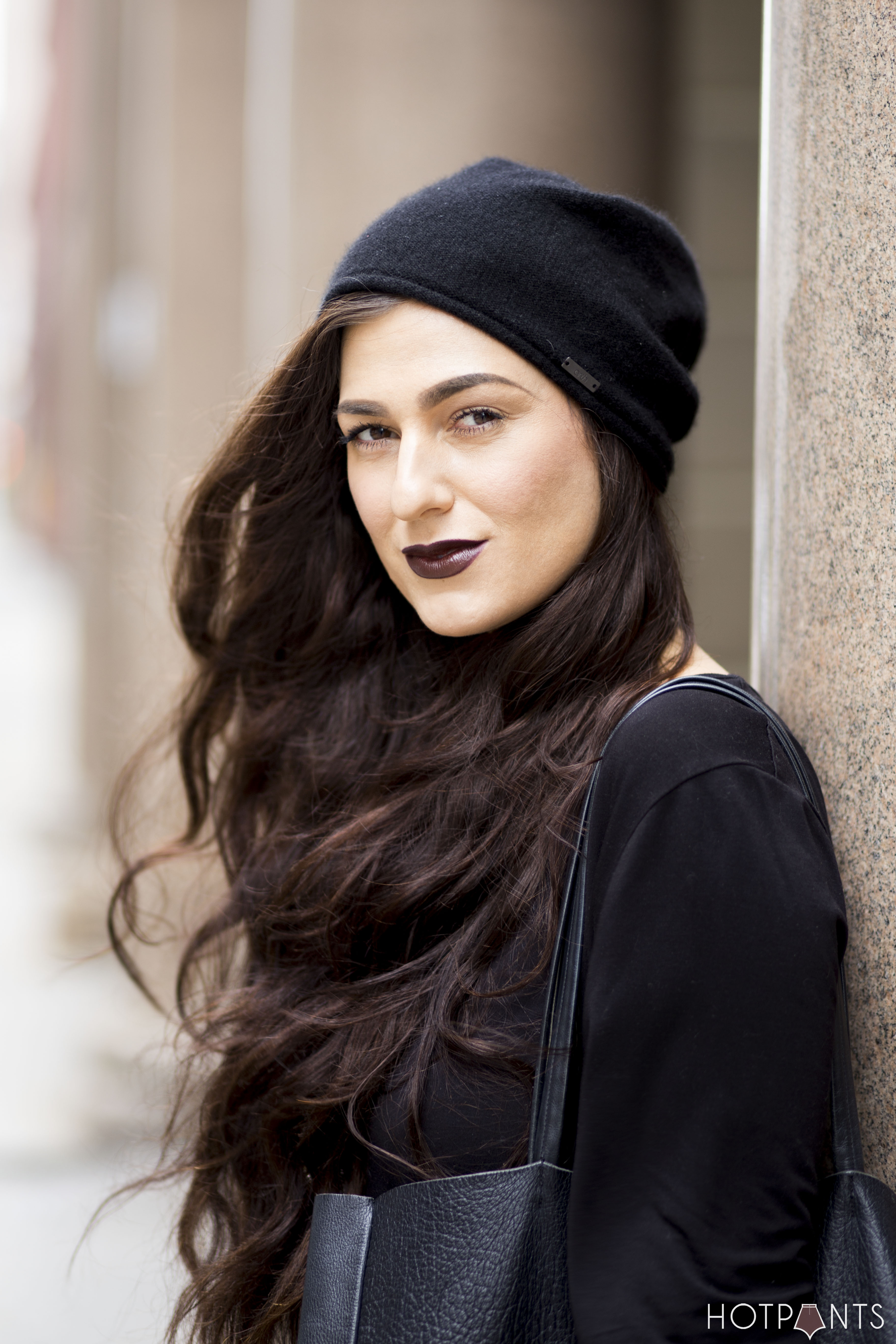 Wednesday Adams Costume Long Wavy Hair Black Lipstick