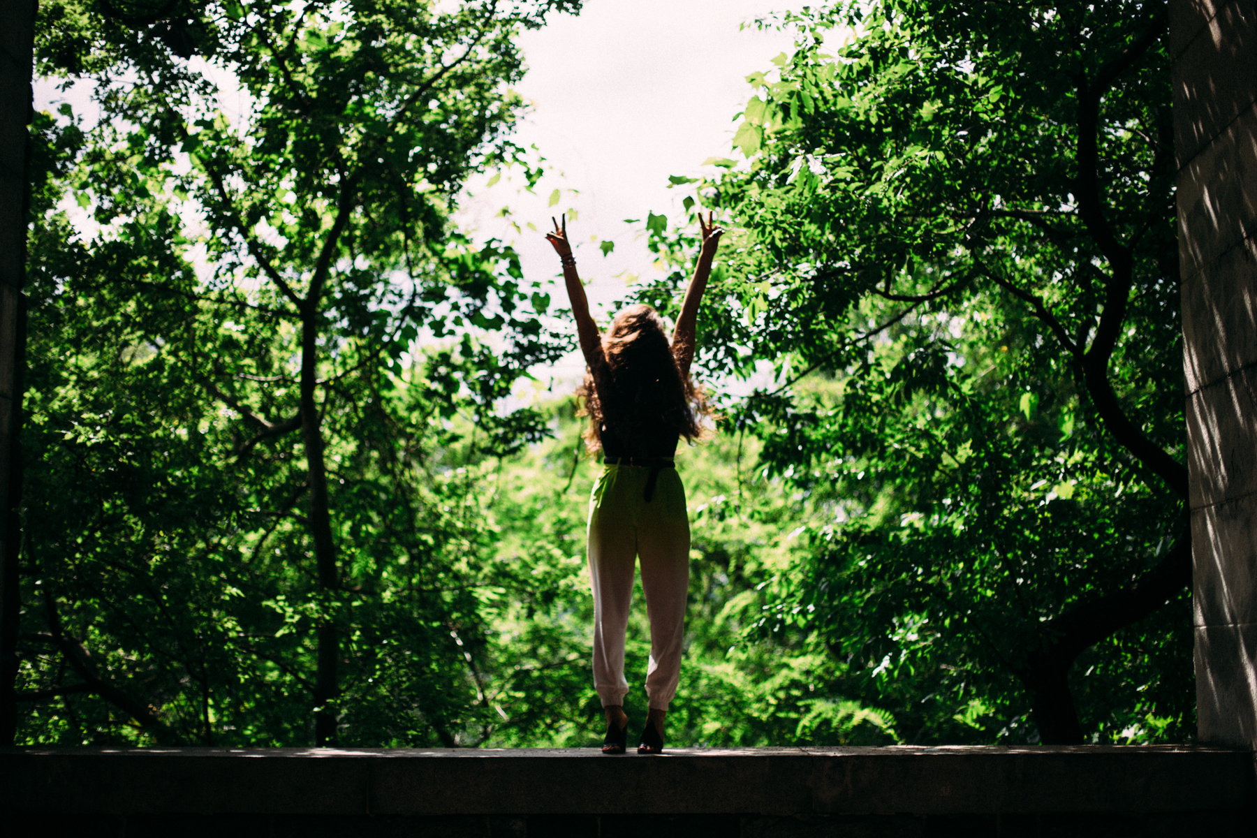 NYC New York City Girl Model Woman Photoshoot Woods Nature