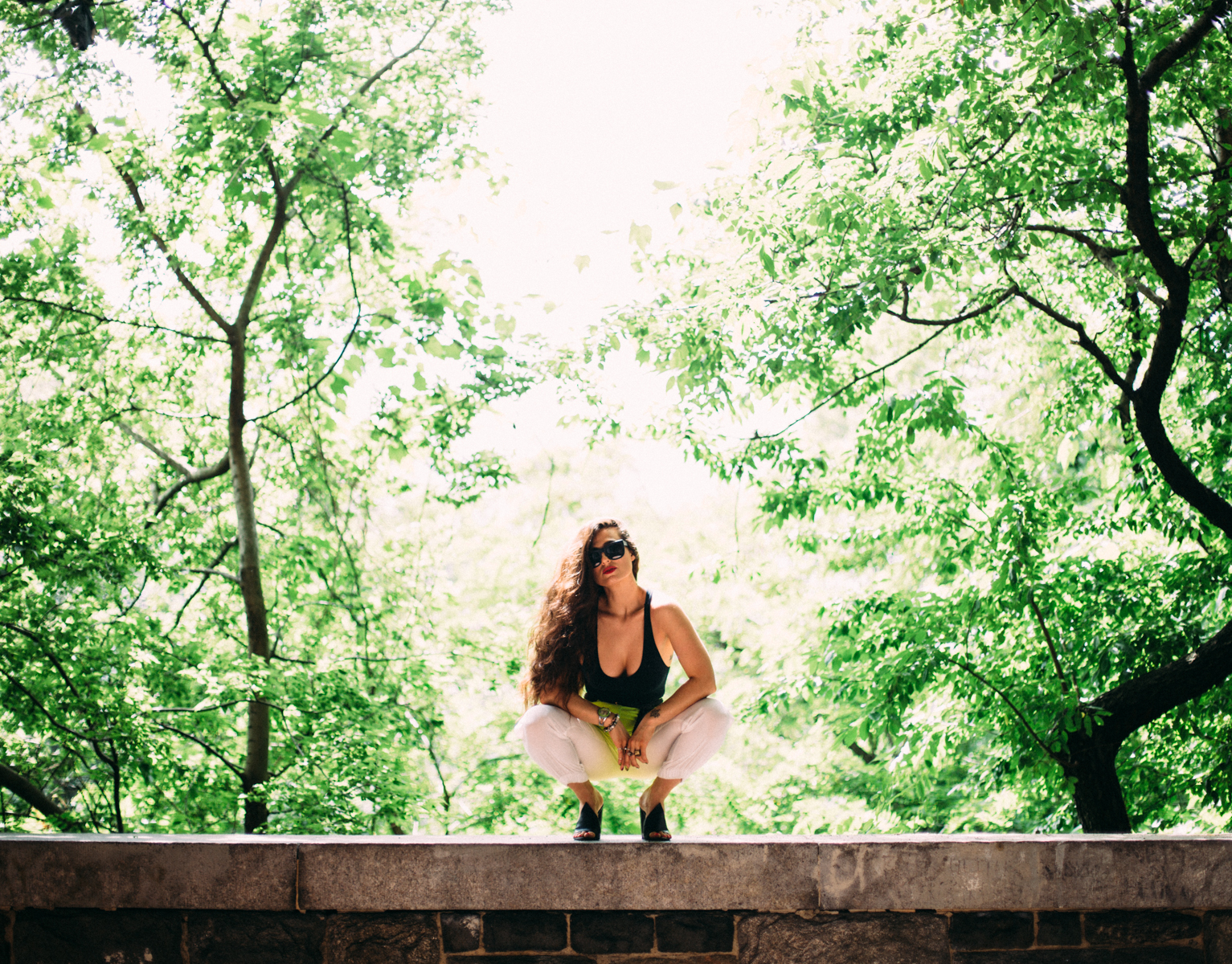NYC New York City Girl Model Woman Photoshoot Woods Nature