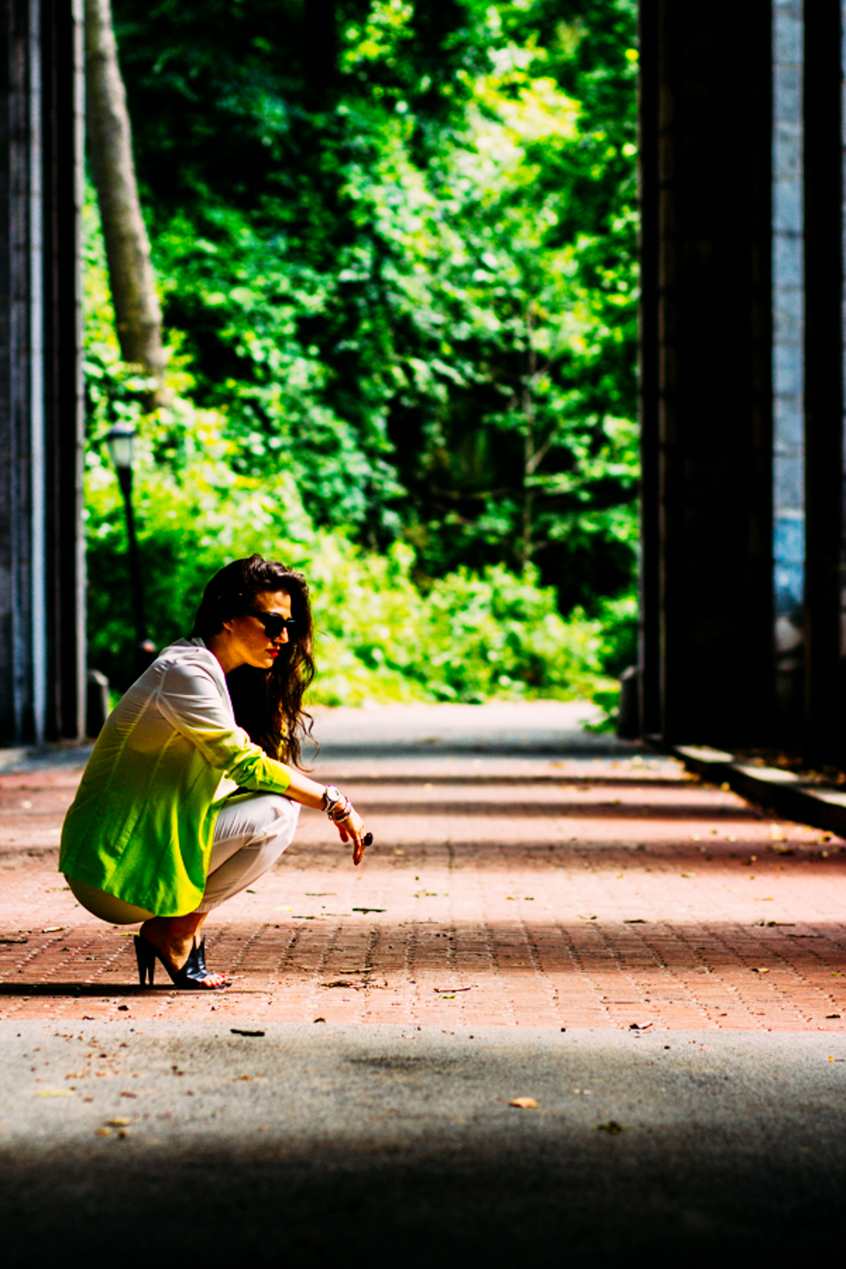 NYC New York City Girl Model Woman Photoshoot Woods Nature