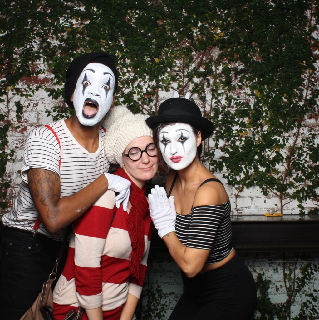 Do The Hotpants Dana Suchow Spree Wilson Mime Halloween Costume Facepaint Makeup 6