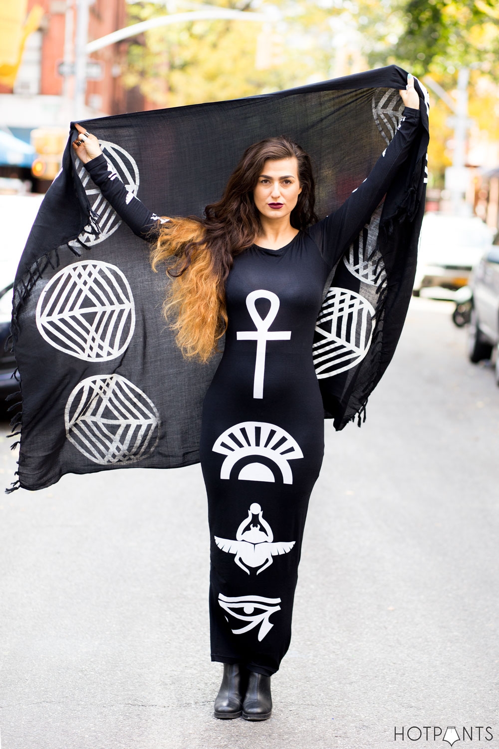 Witch Wiccan Streetstyle New York City Dark Egyptian Fashion