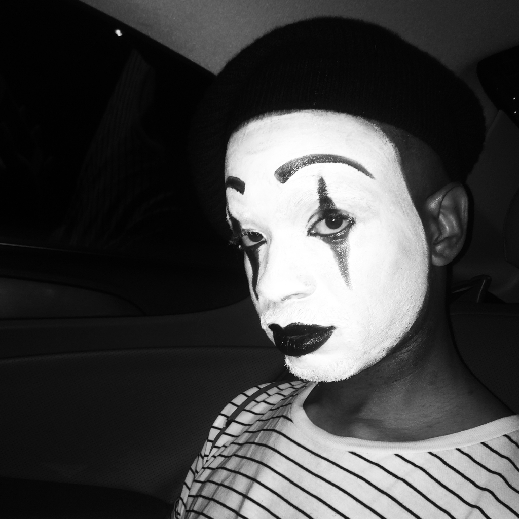 Spree Wilson Mime Makeup Halloween