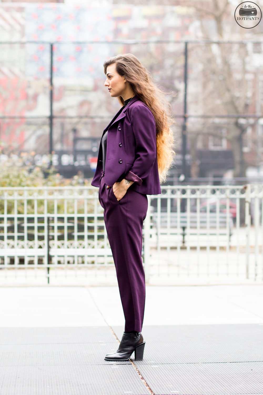 Long Ombre Hair New York City Blogger Cool Winter Outfit
