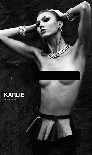 Karly Kloss Photoshop skinny Numero Uno Ribs Skin Smooth Beauty Standards