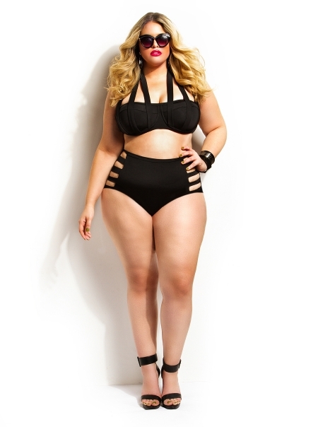Curvy Fat Woman Bikini Model Cellulite Photoshop Photoshopped Skin Smooth