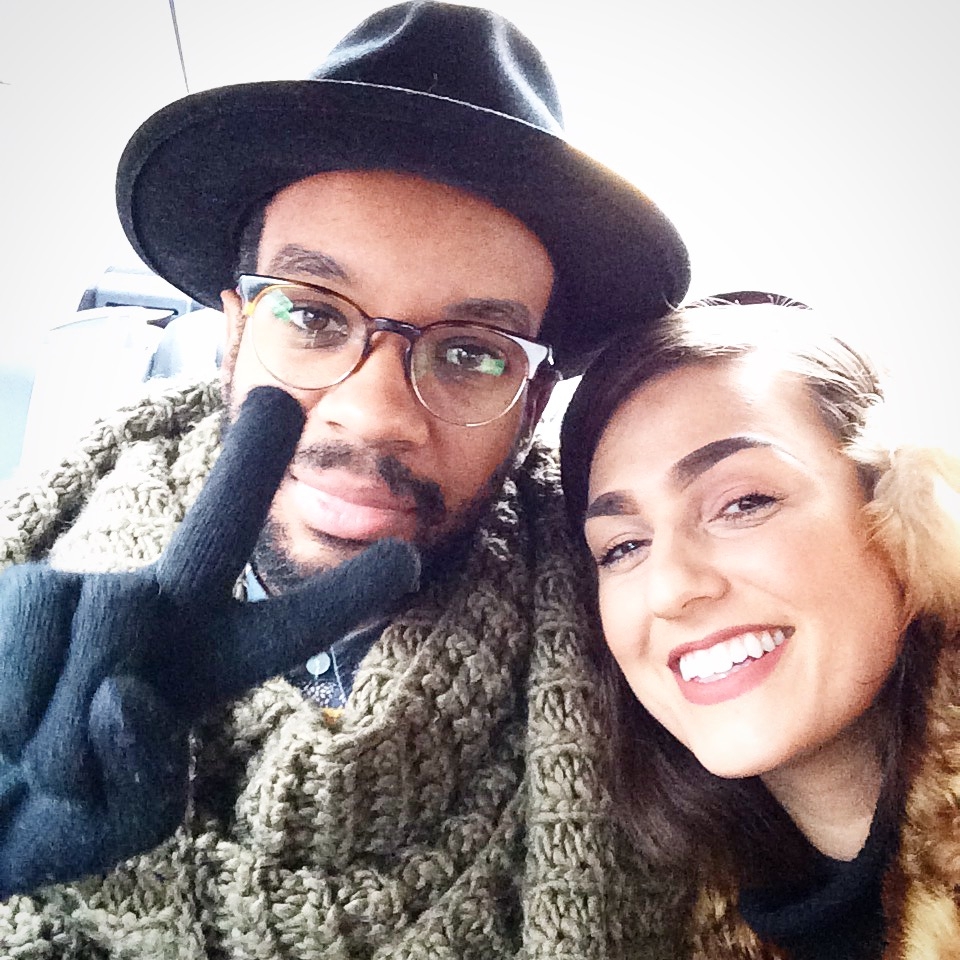 Dana Suchow Spree Wilson Interracial Couple Cute Love Black Fashion