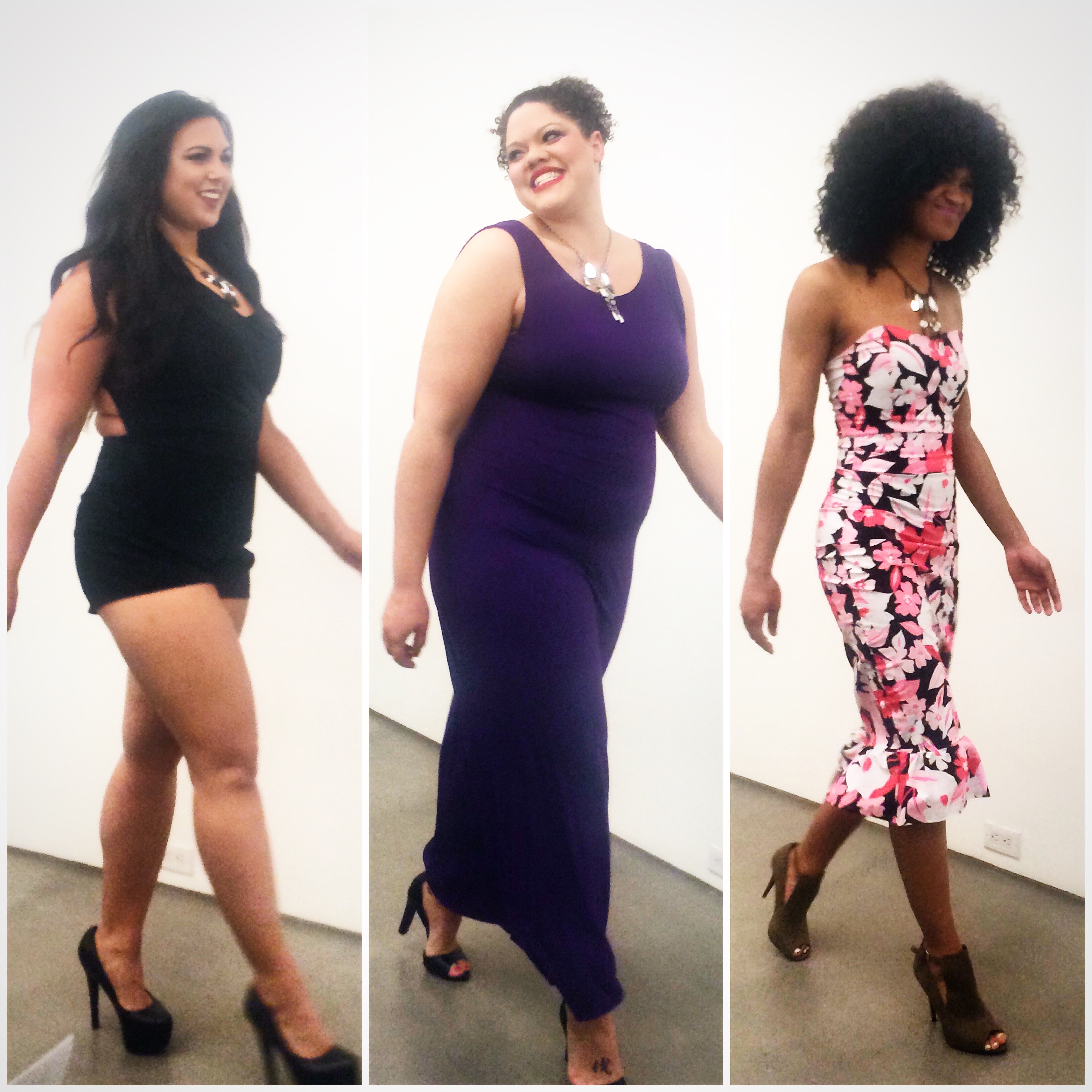 Body Positive Plus Size Models NYC NYFW Fashion Week Fashion Show Natural Hair Curvy Woman Runway