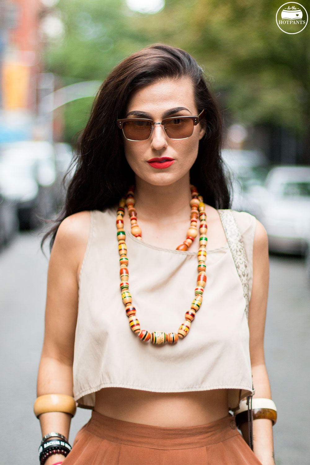 Do The Hotpants Dana Suchow Dharma Sunglasses Summer New York City Outfit Streetstyle Neutral Nude Fashion IMG_9729