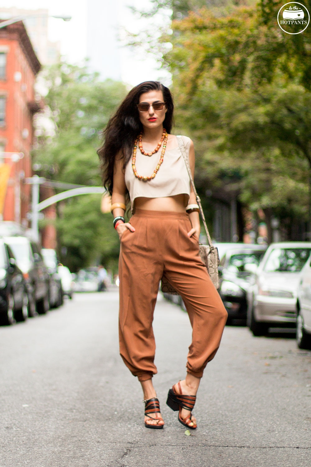 Do The Hotpants Dana Suchow Dharma Sunglasses Summer New York City Outfit Streetstyle Neutral Nude Fashion IMG_9858