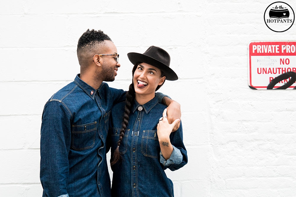 Matching Couple Outfit Interracial Dating JCrew Denim Outfit