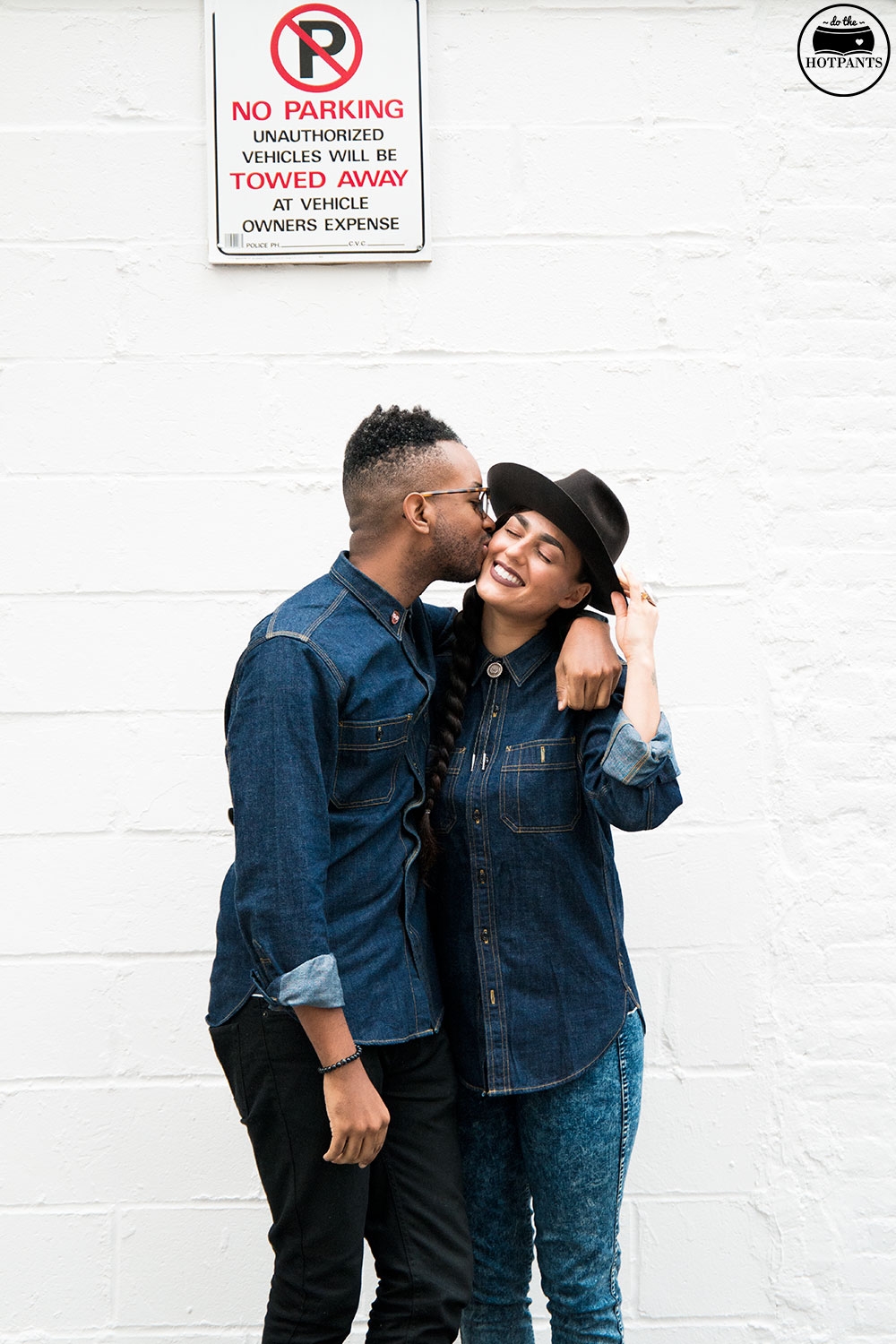 Matching Couple Outfit Interracial Dating JCrew Denim Outfit