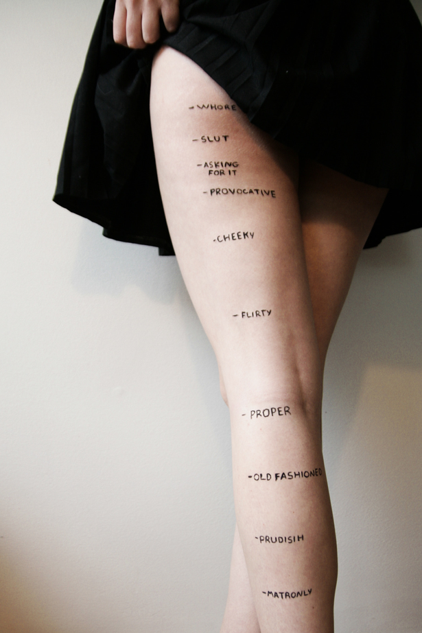 Slut Slutty Skirt Measurement Prude Whore Clothing