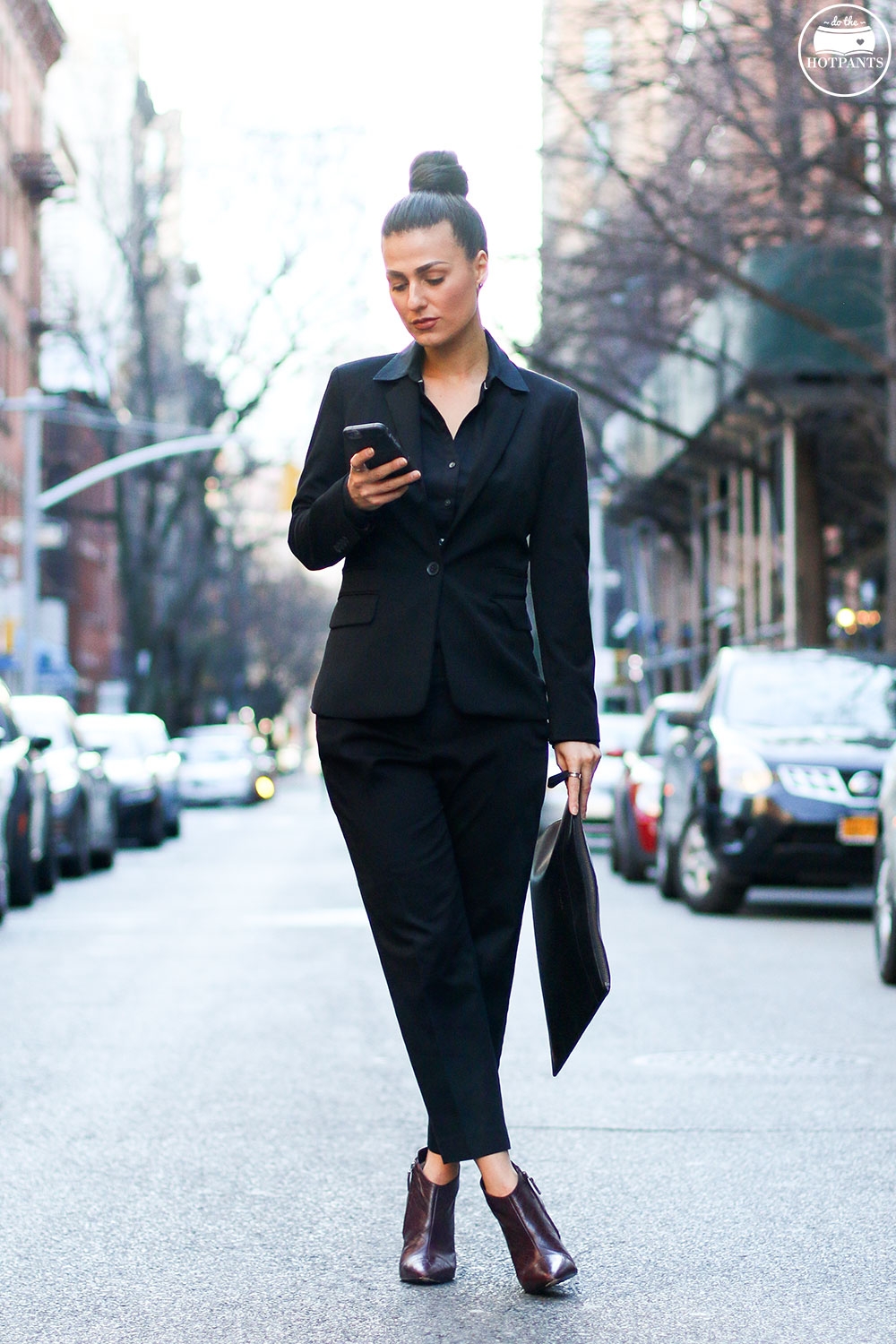 Black dress with blazer for interview hotsell